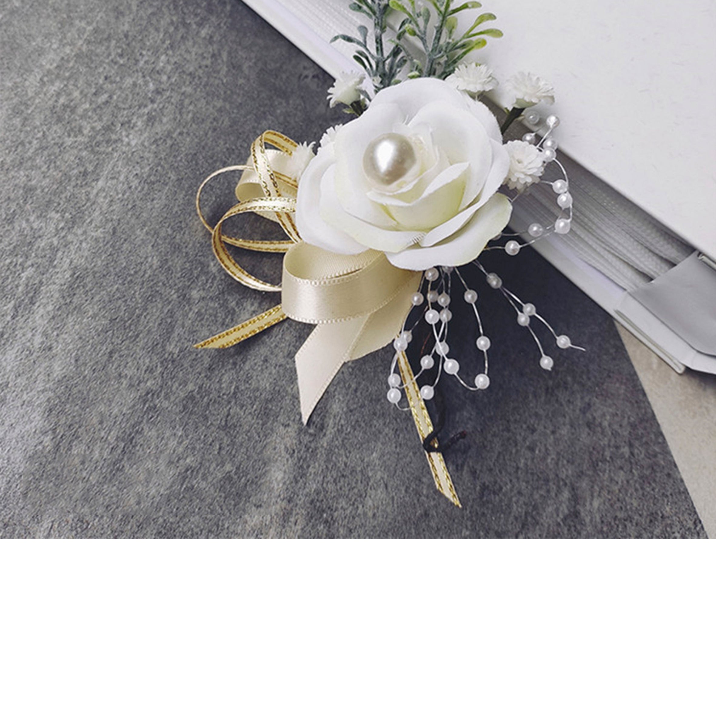 Handmade Floral Fabric Brooch PA3623