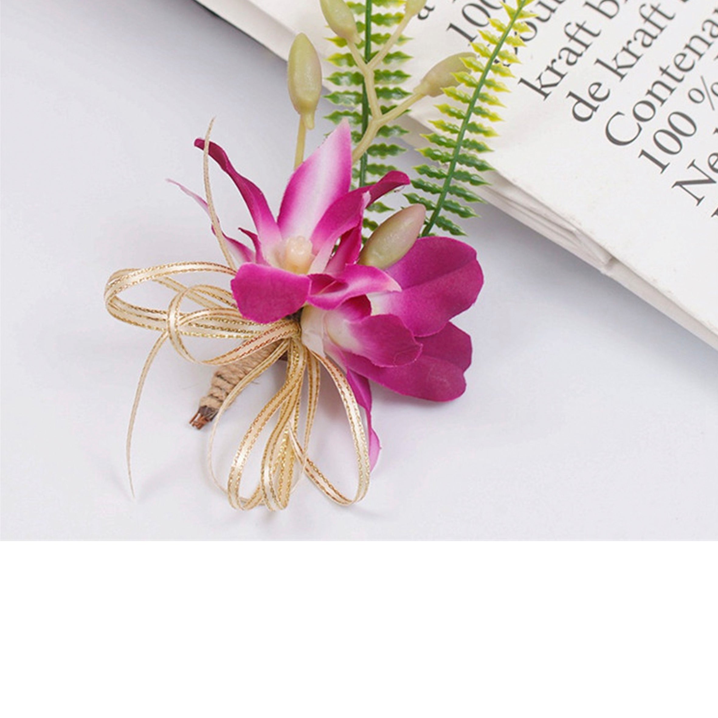 Floral Flannelette Brooch PA3712