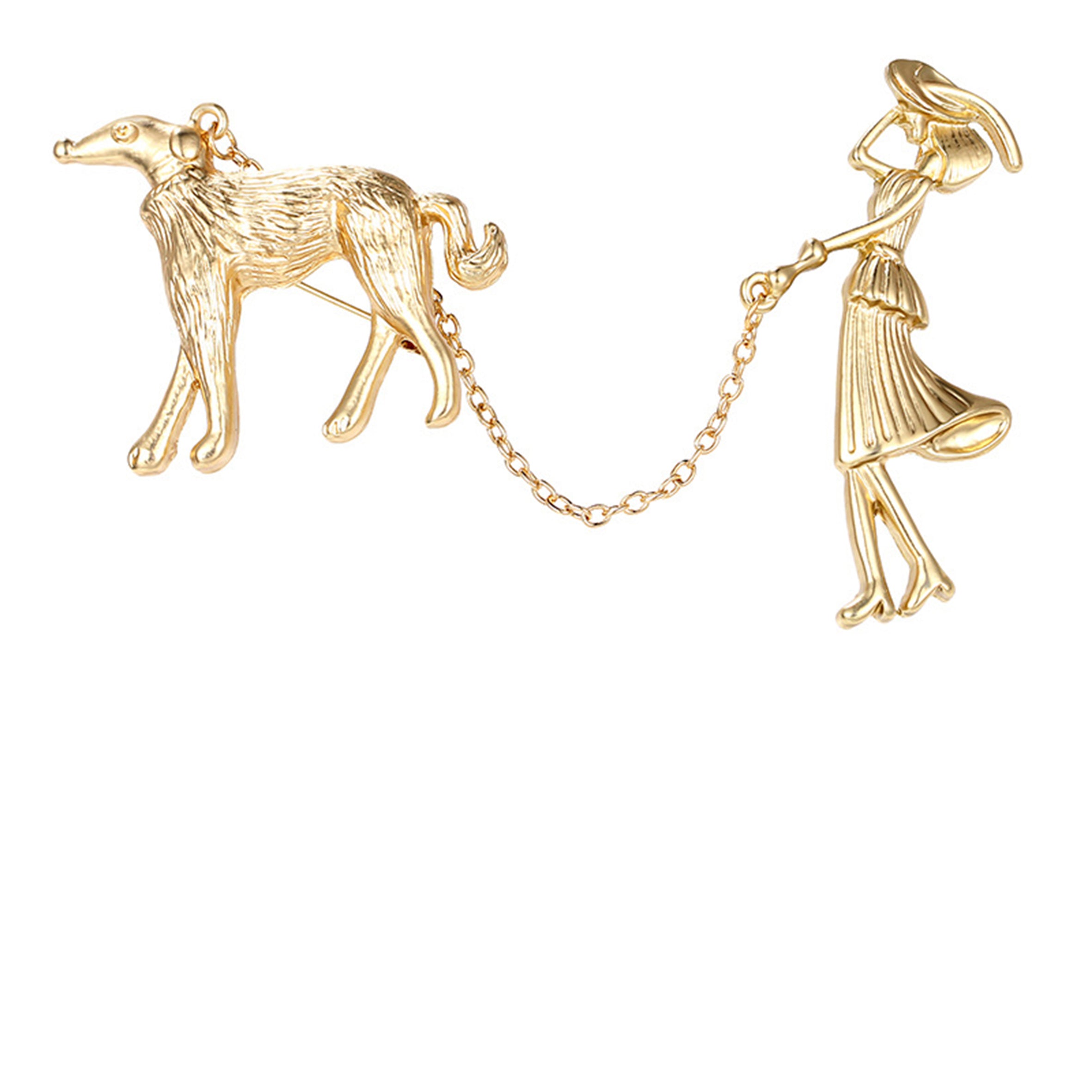 Lady Dog Alloy Brooch PA3782