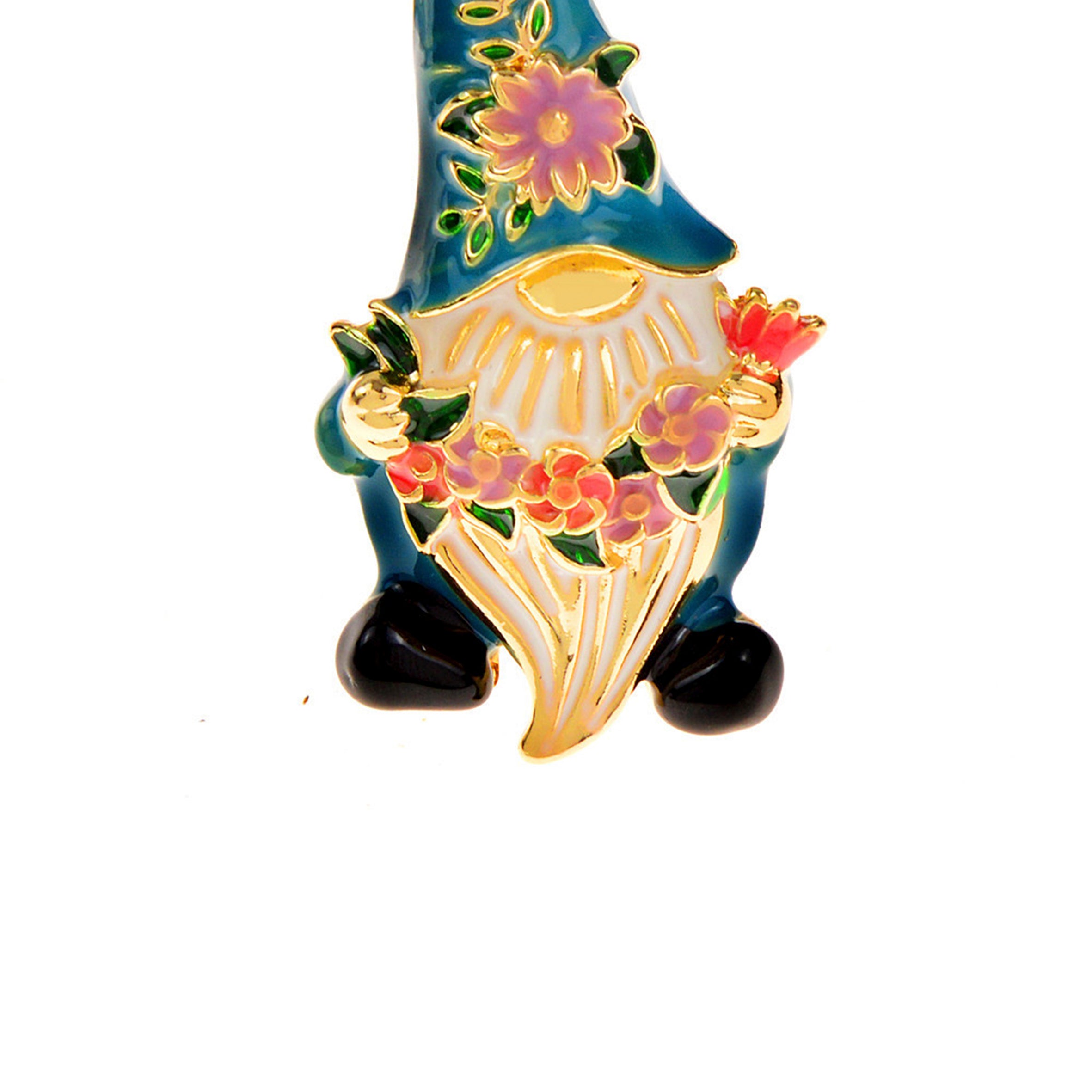 Floral Portrait Alloy Brooch PA4462