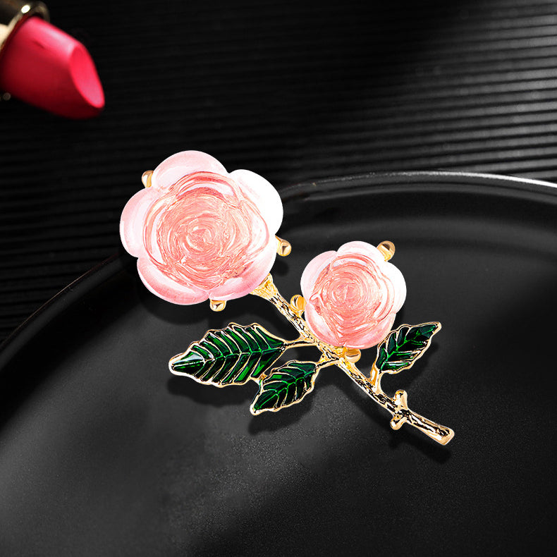 Rose Alloy Brooch PA4520