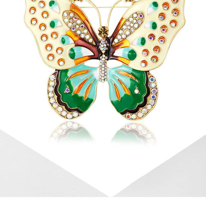Butterfly Rhinestone Brooch PA4571