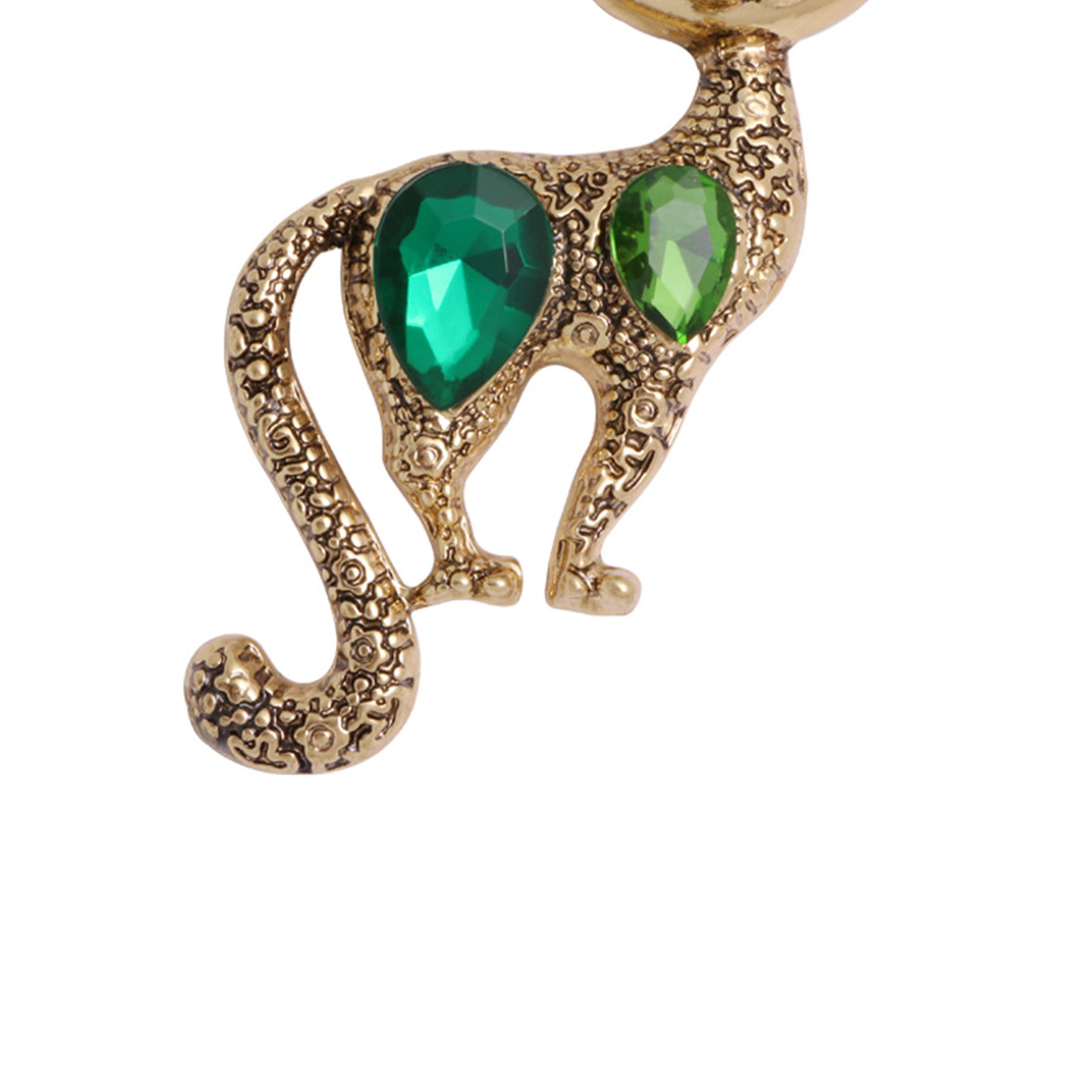 Alloy Crystal Leopard Brooch PA4614