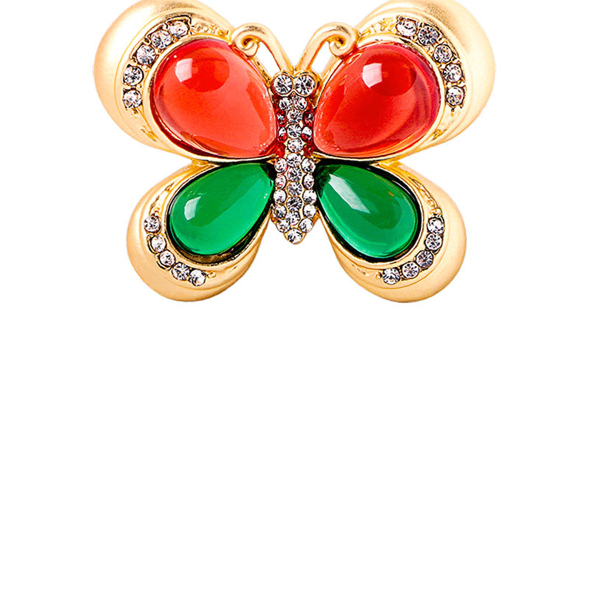 Butterfly Rhinestone Brooch PA4644
