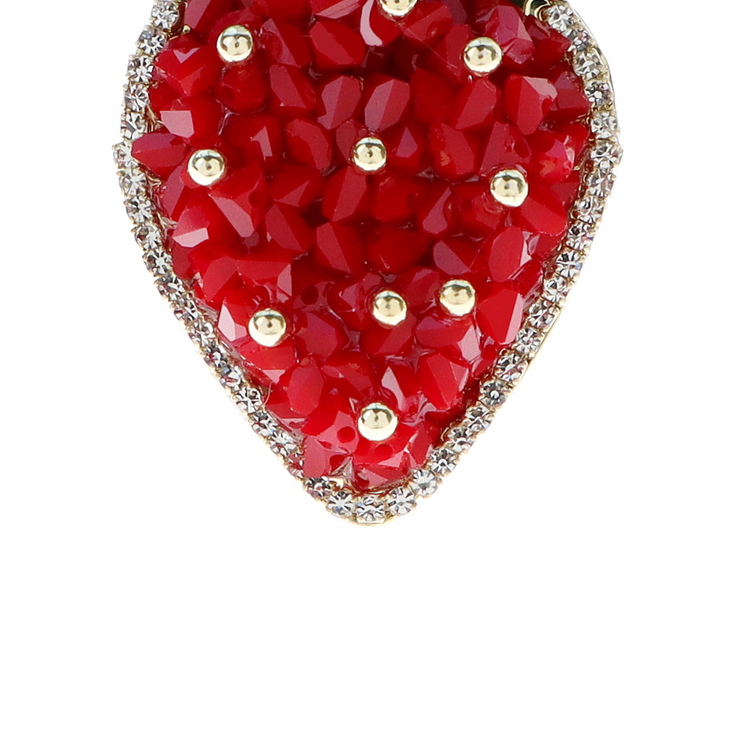 Strawberry Rhinestone Pin PA4759