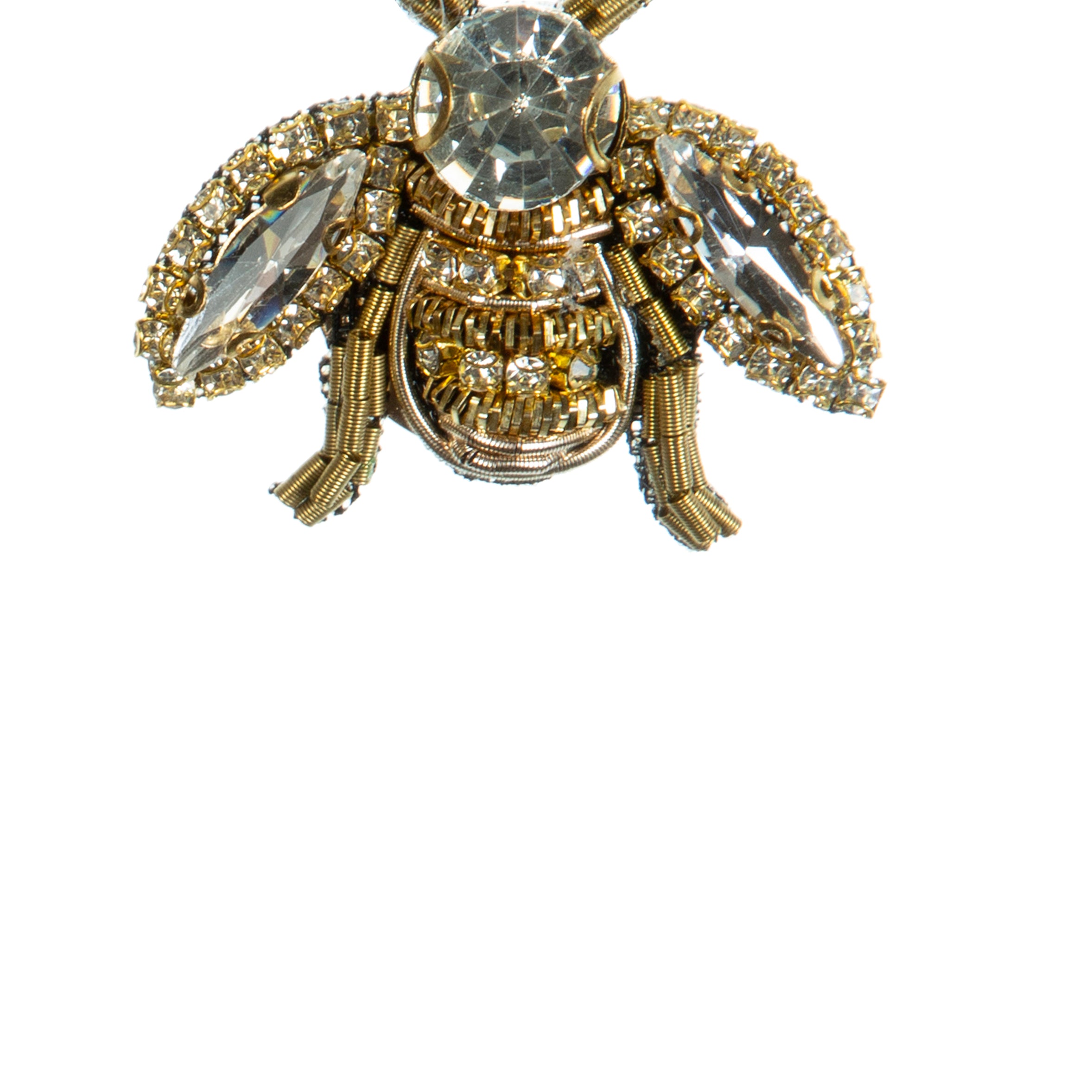 Broche de abeja con diamantes de imitación PA4987