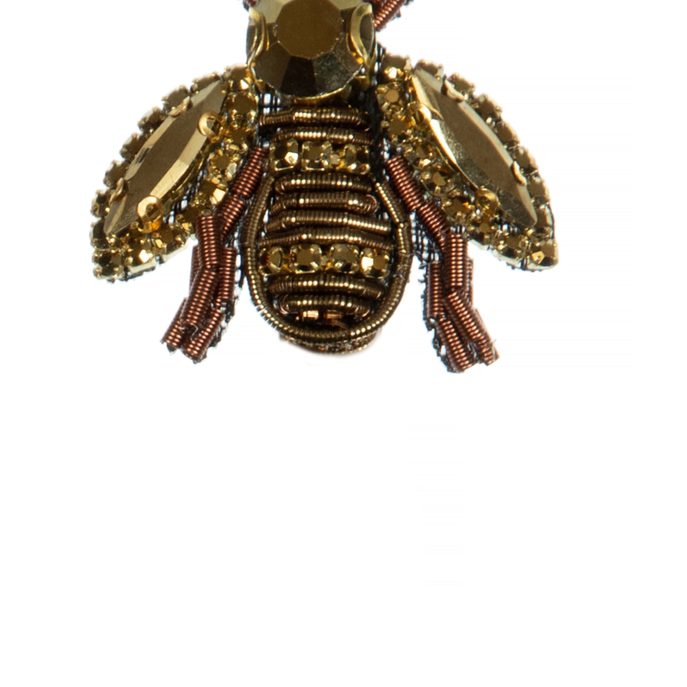 Broche de abeja con diamantes de imitación PA4988