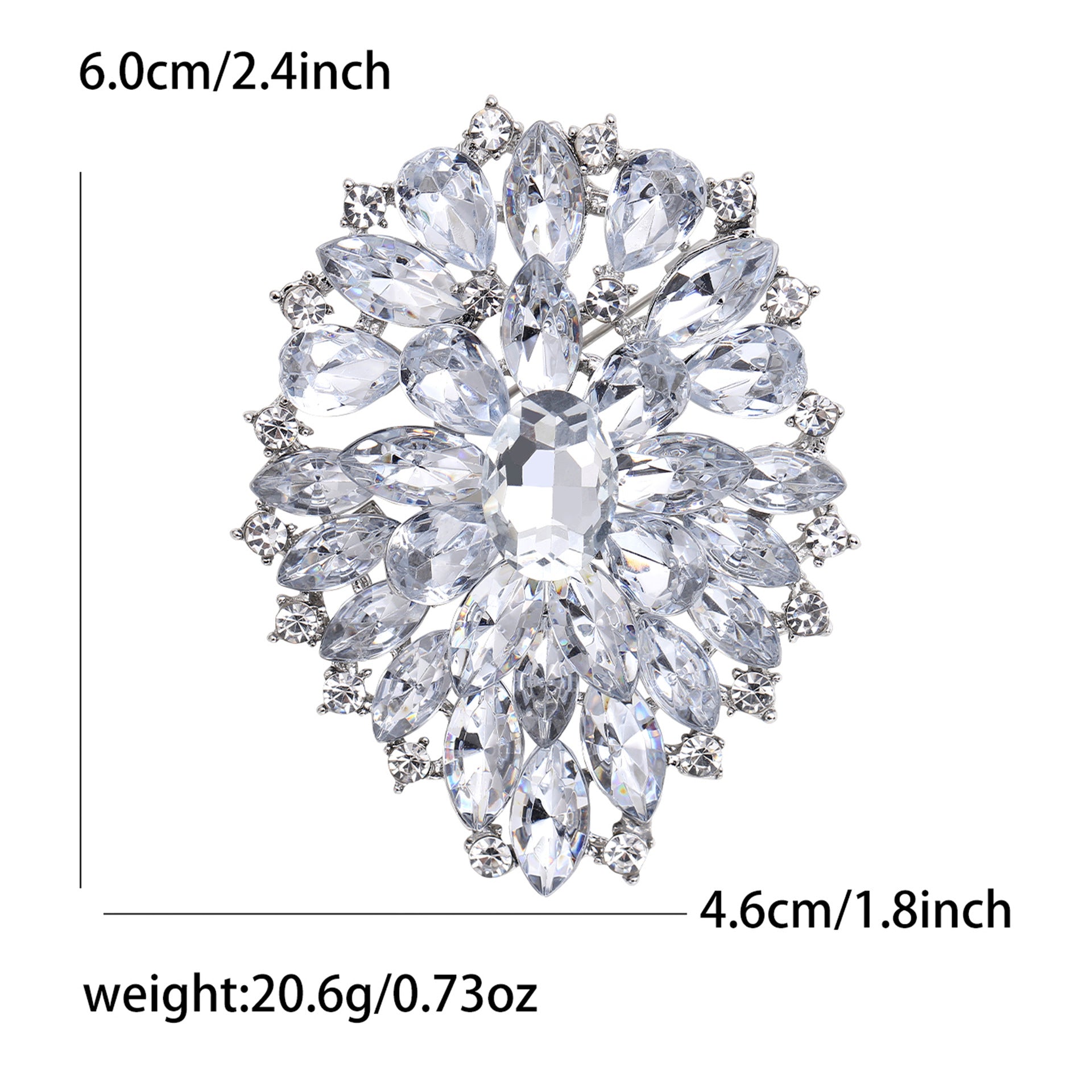 Rhinestone Brooch PA5454