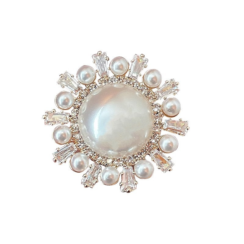 Pearl Circle Brooch PA5483