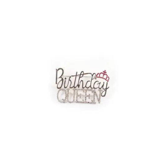 Alphabet Alloy Rhinestone Brooch PA6016