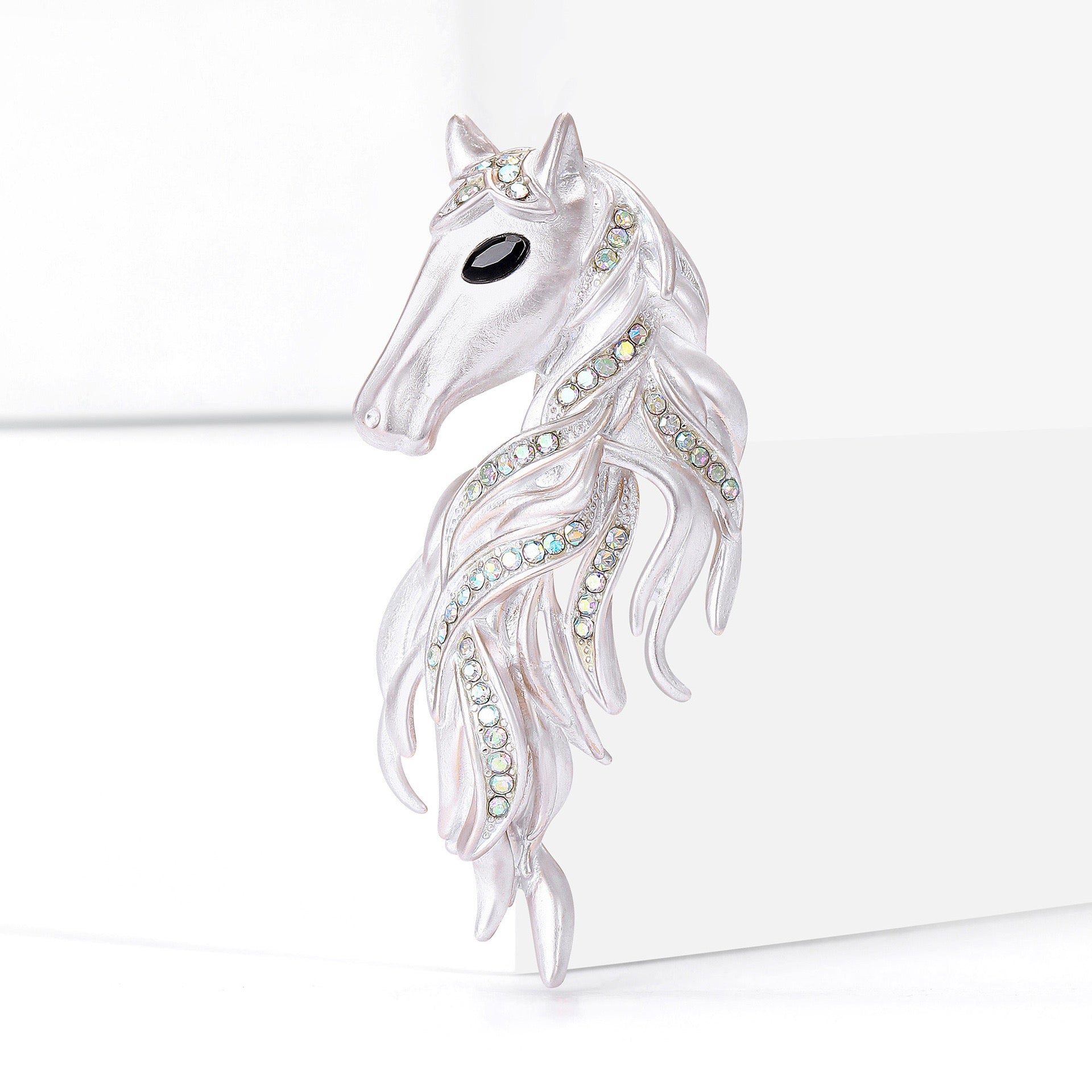 Horse Alloy Brooch PA6113