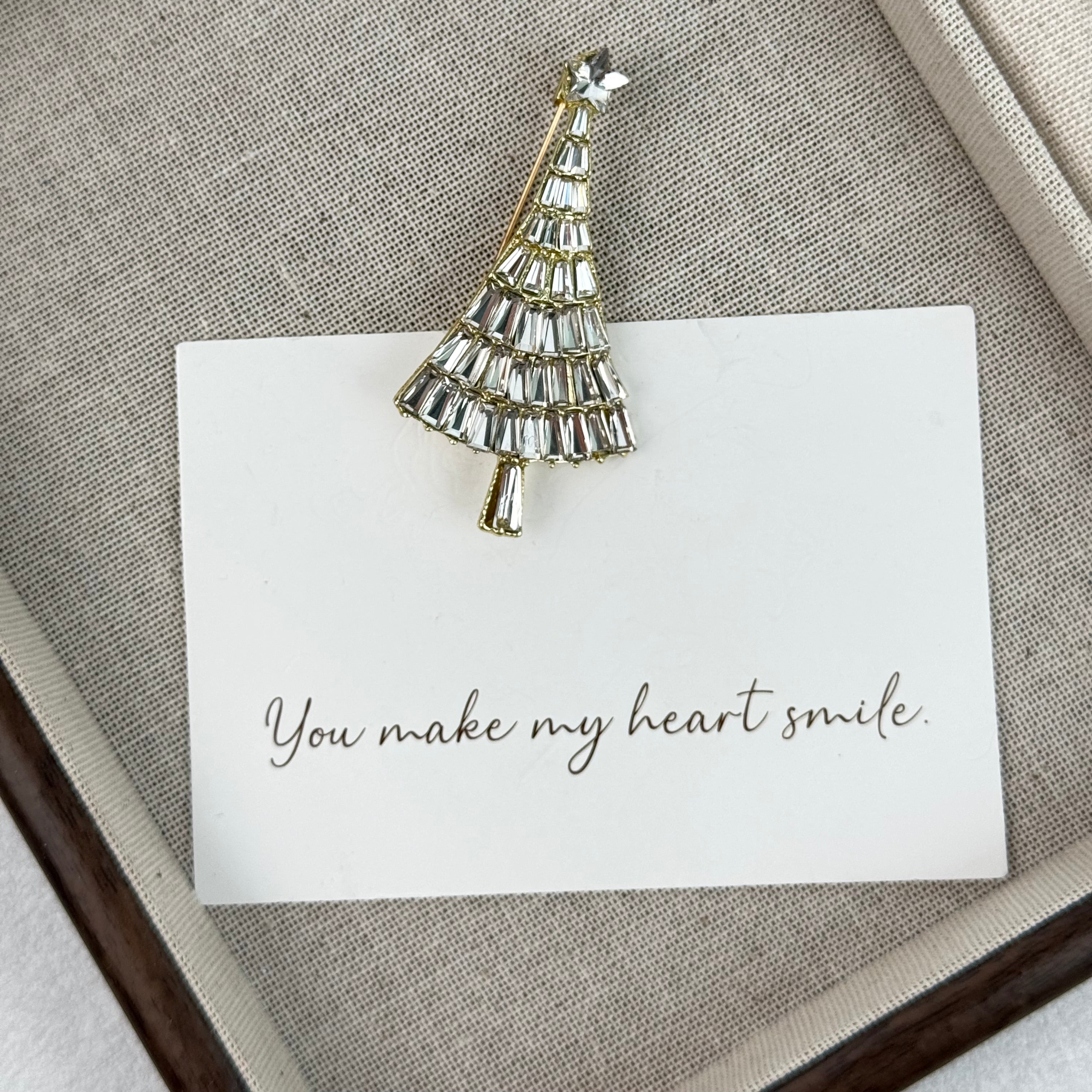 Christmas Tree Alloy Brooch PA6395