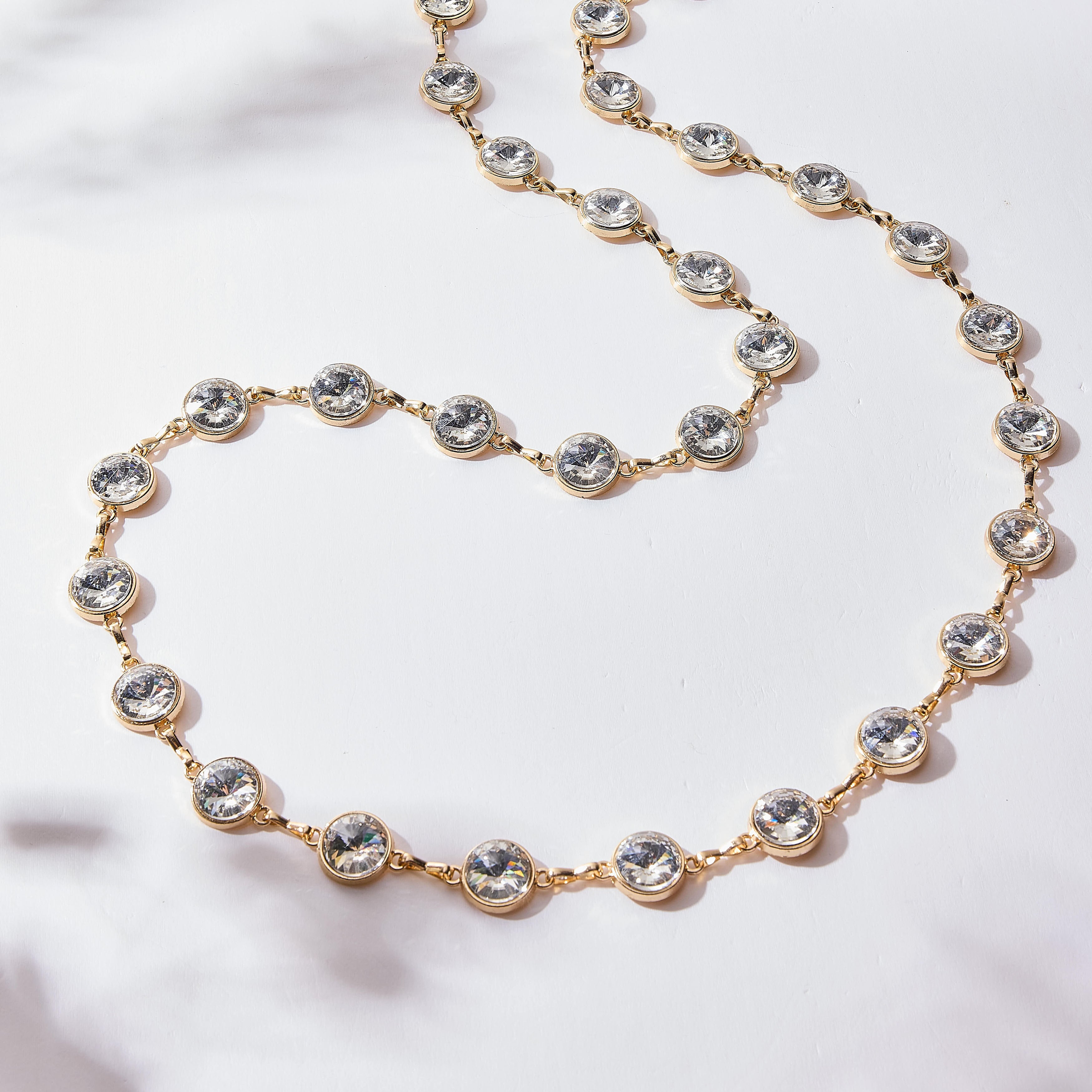 Round Crystal Crossbody Lanyard PC5715