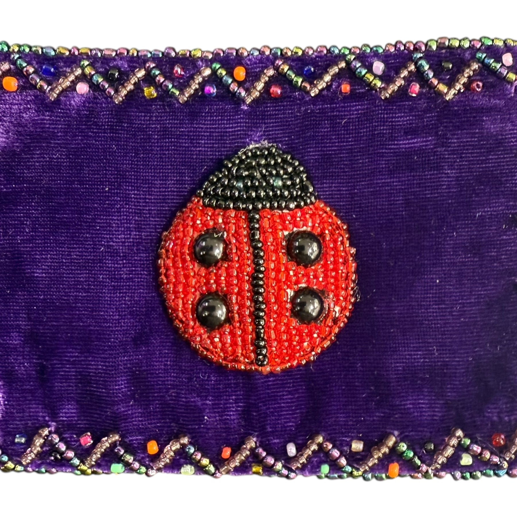 Ladybug Velvet Coin Purse V0701