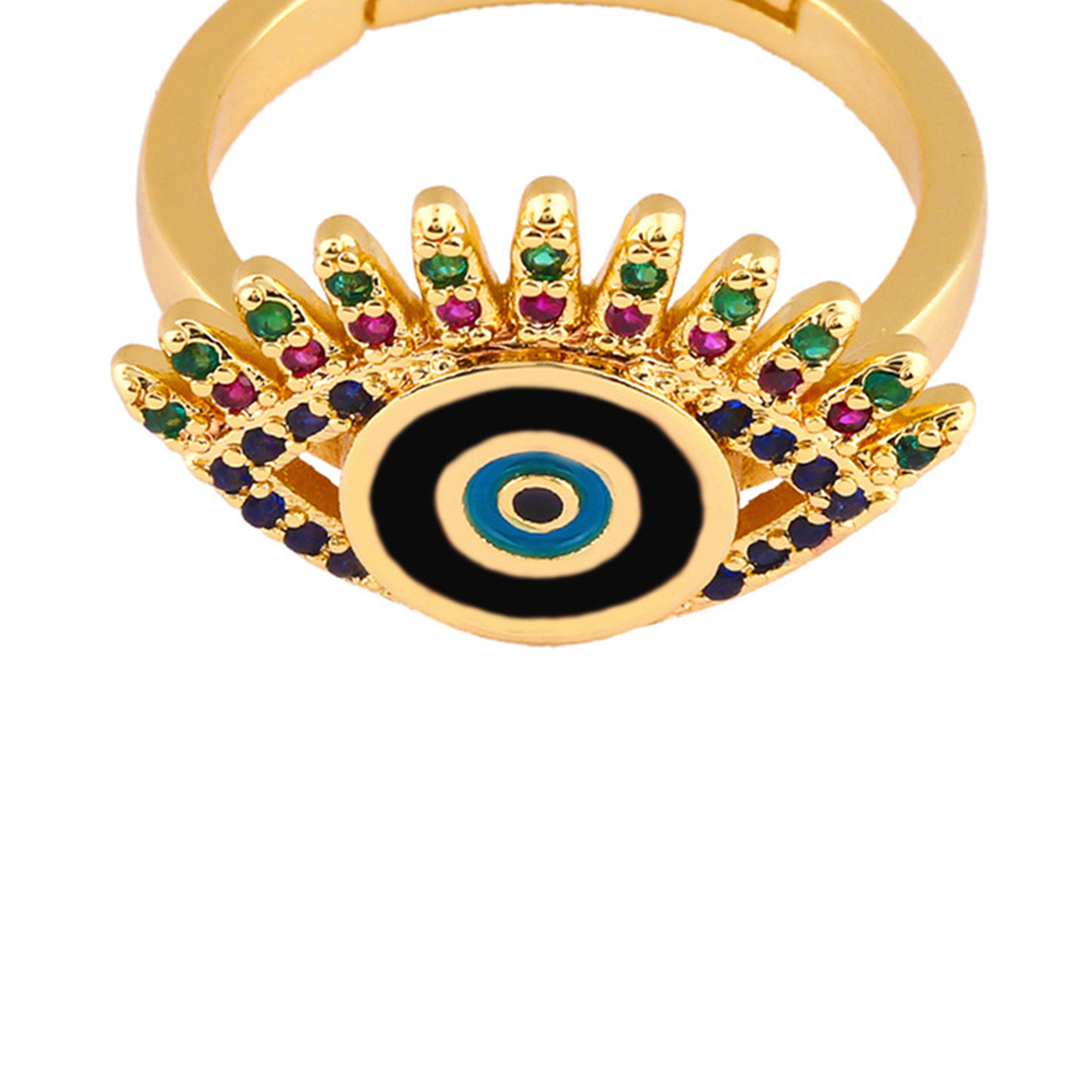 Evil Eye Zircon Ring R1993