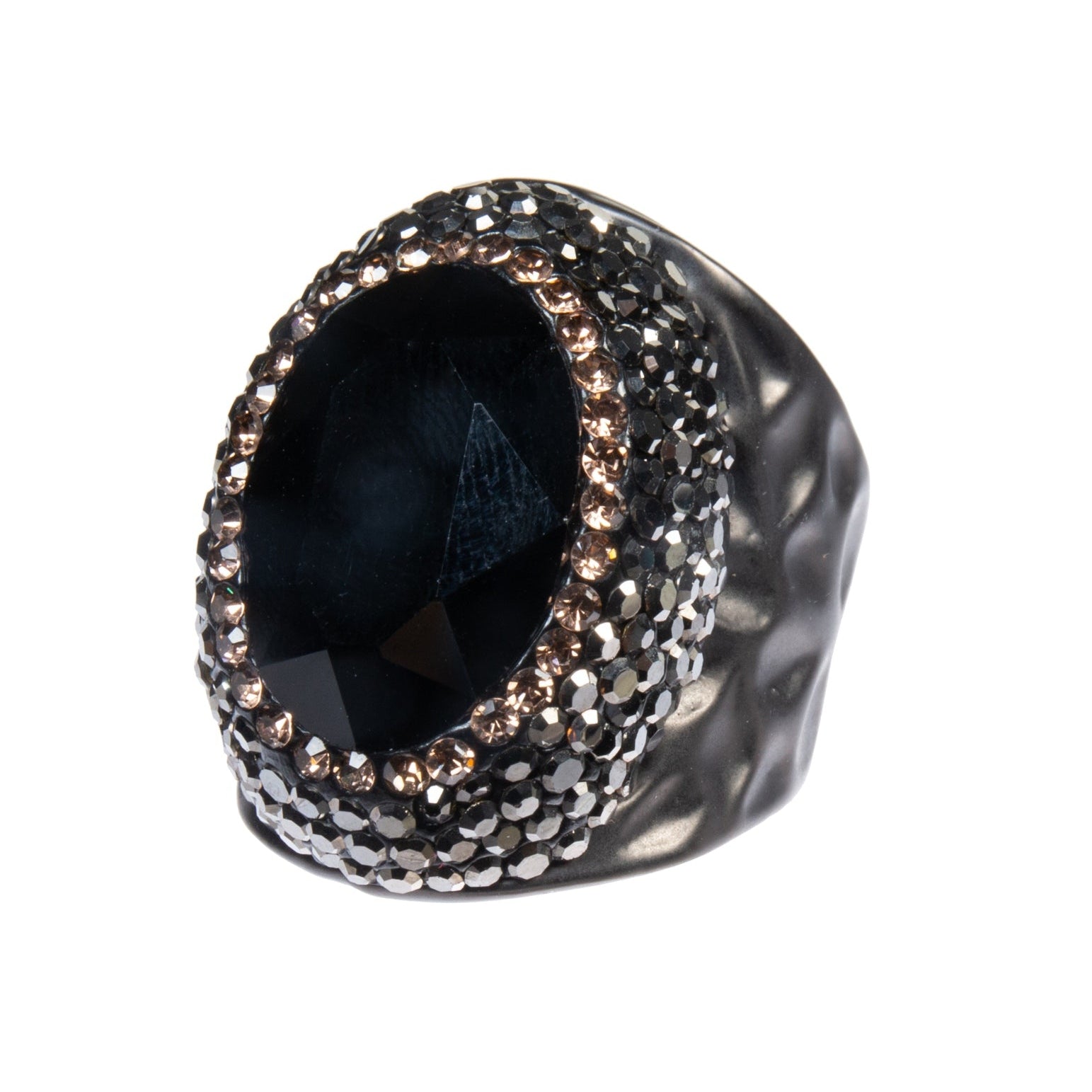 Anillos de aleación de diamantes de imitación de vidrio R2543