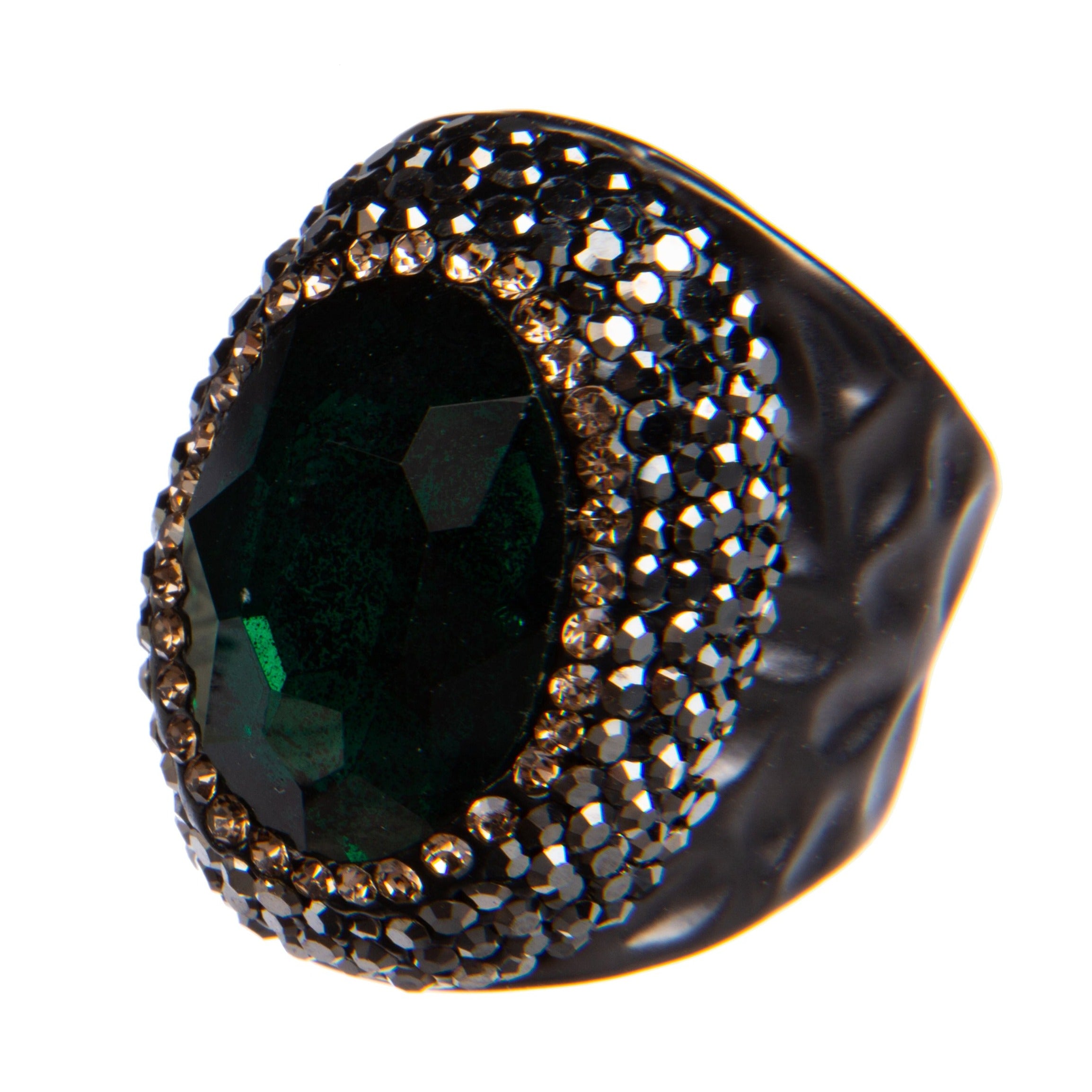 Anillos de aleación de diamantes de imitación de vidrio R2543