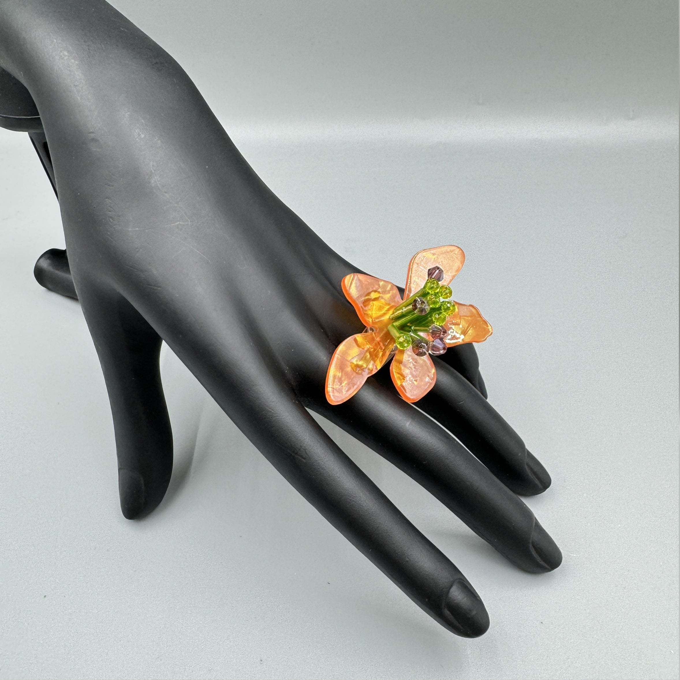 Floral Acrylic Rings R2582