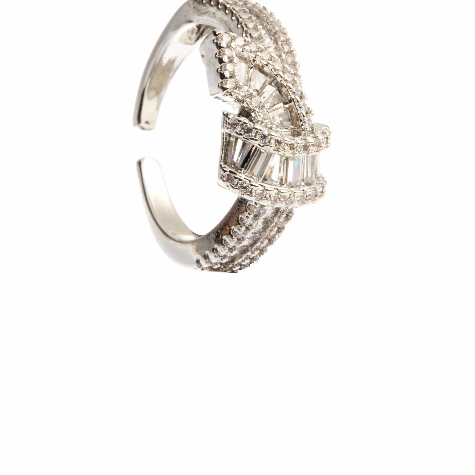 Alloy Cubic Zirconia Ring R2635