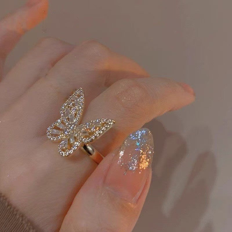 Butterfly Cubic Zirconia Ring AR12655