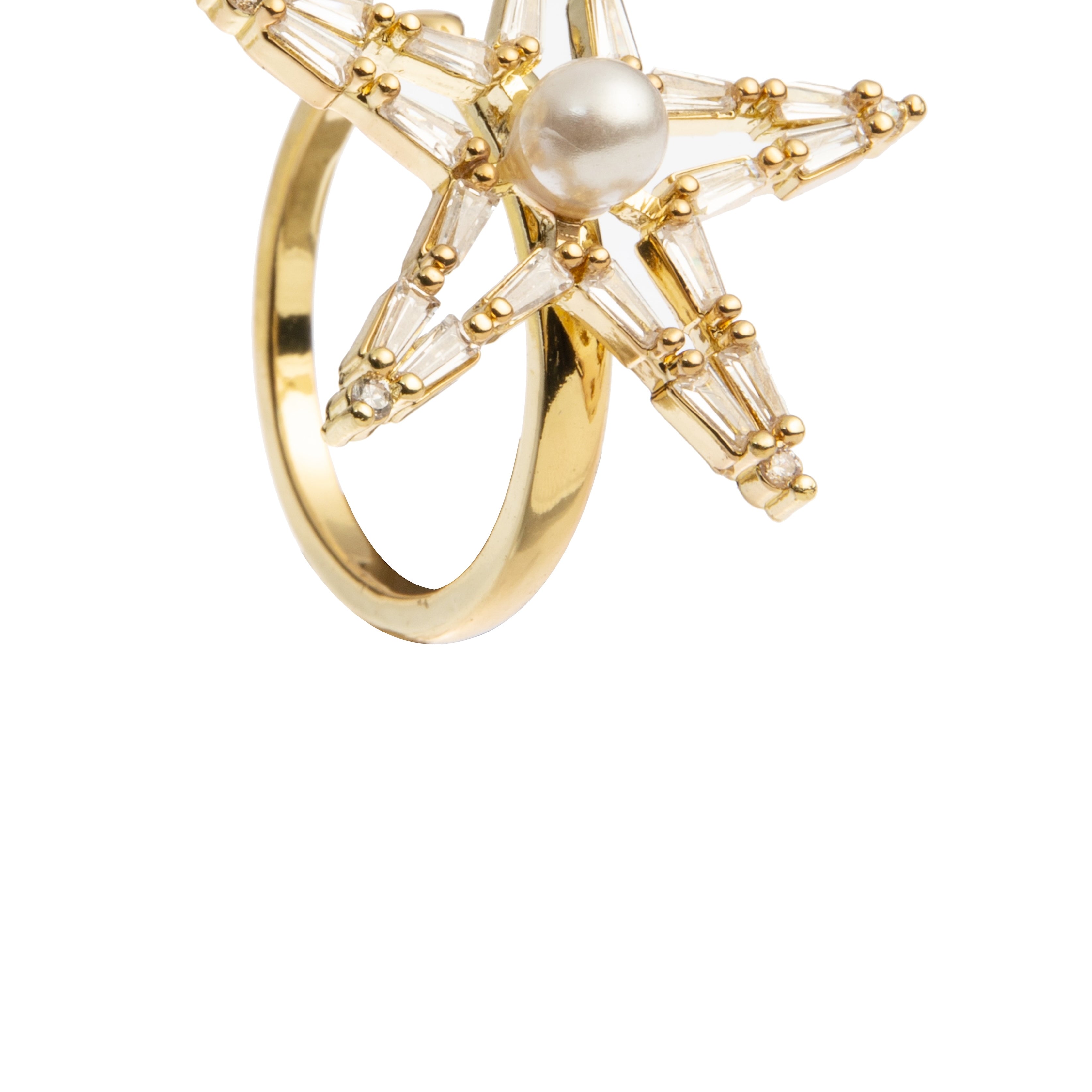 Star Cubic Zirconia Ring R2667