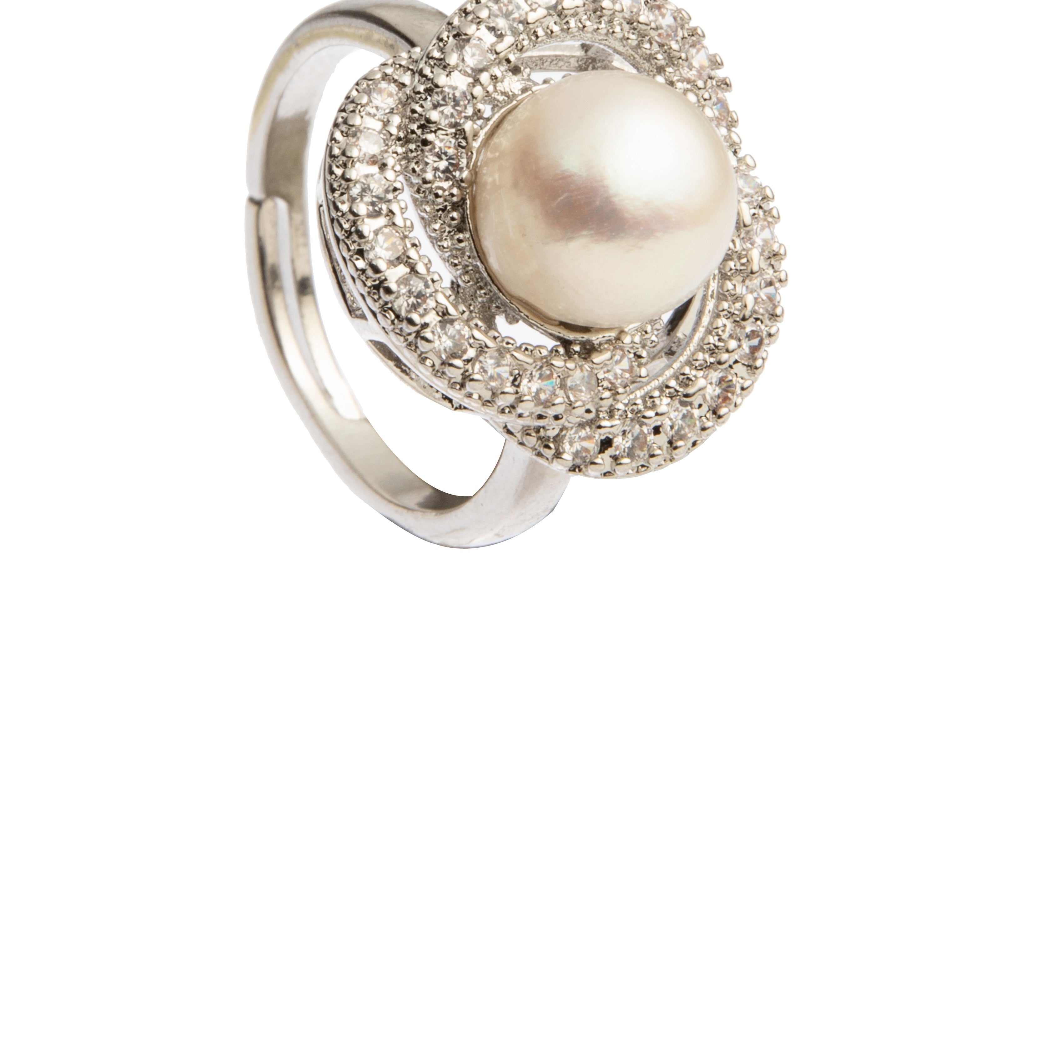 Glass Pearl Ring R2685