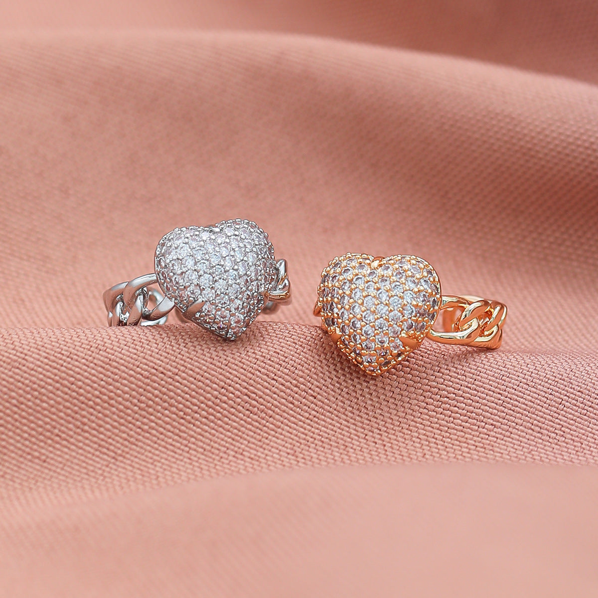 Love Alloy Cubic Zirconia Ring R2706