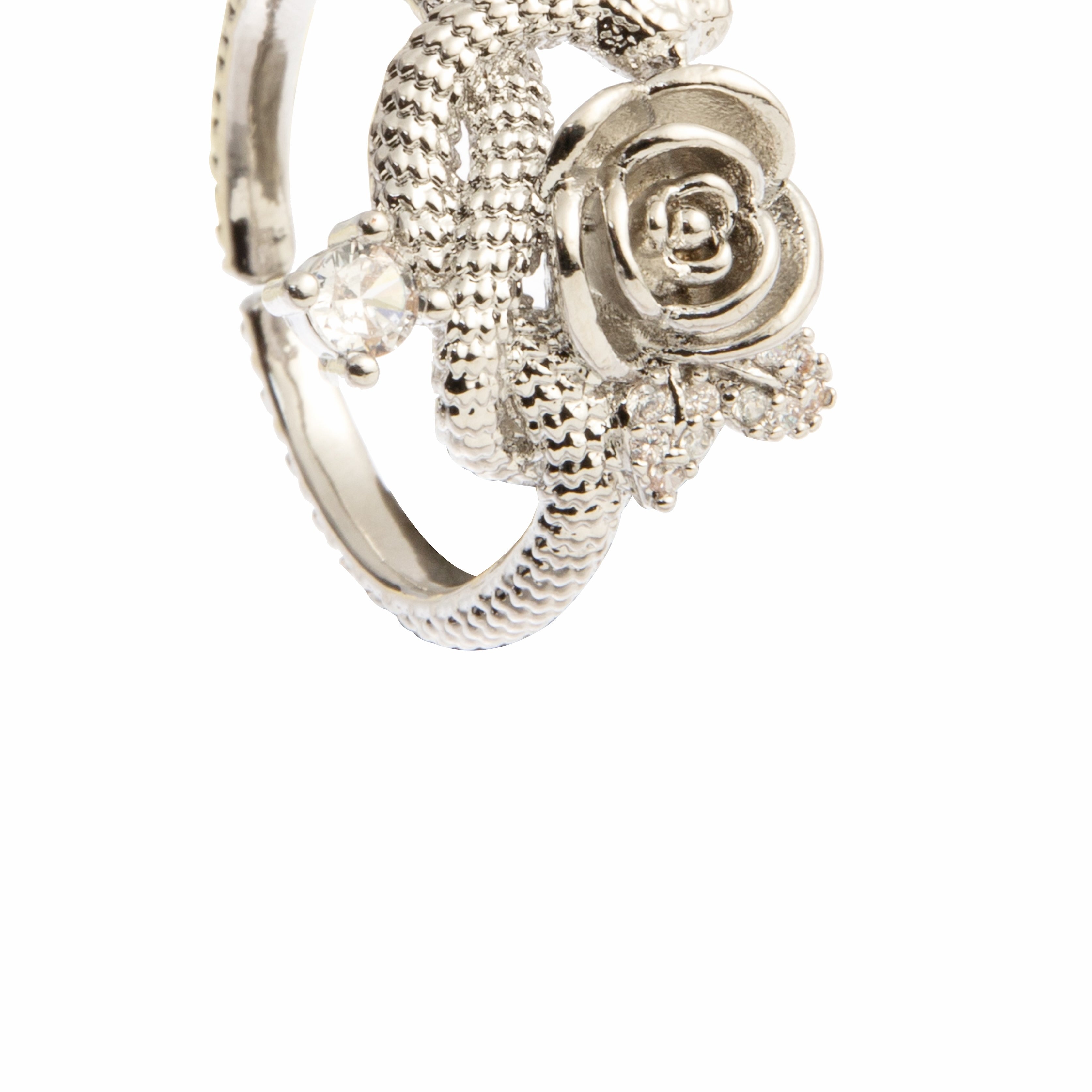 Rose Rhinestone Ring R2710