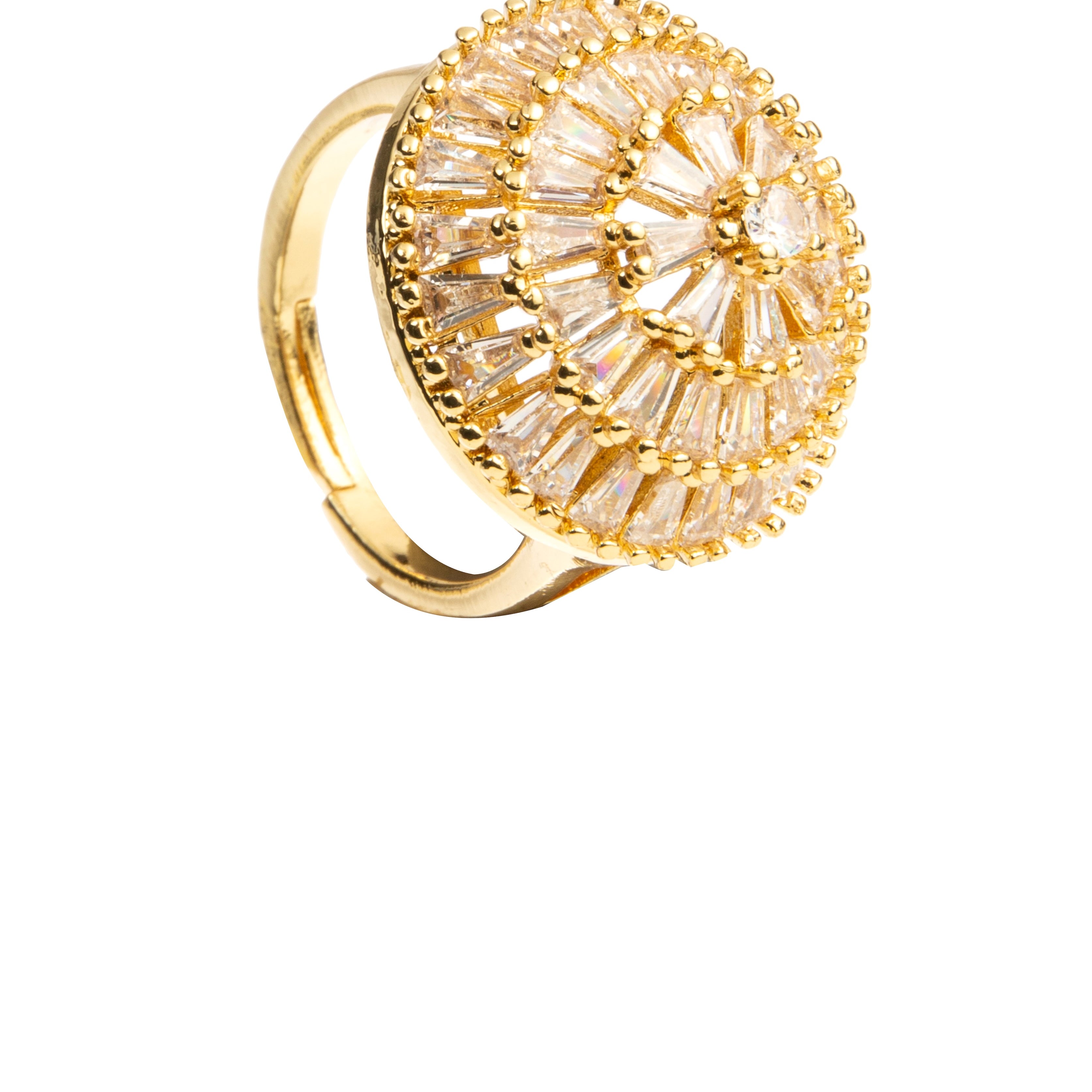 Circle Cubic Zirconia Ring R2728