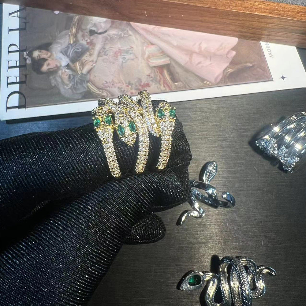 Three Snake Ring AR12733