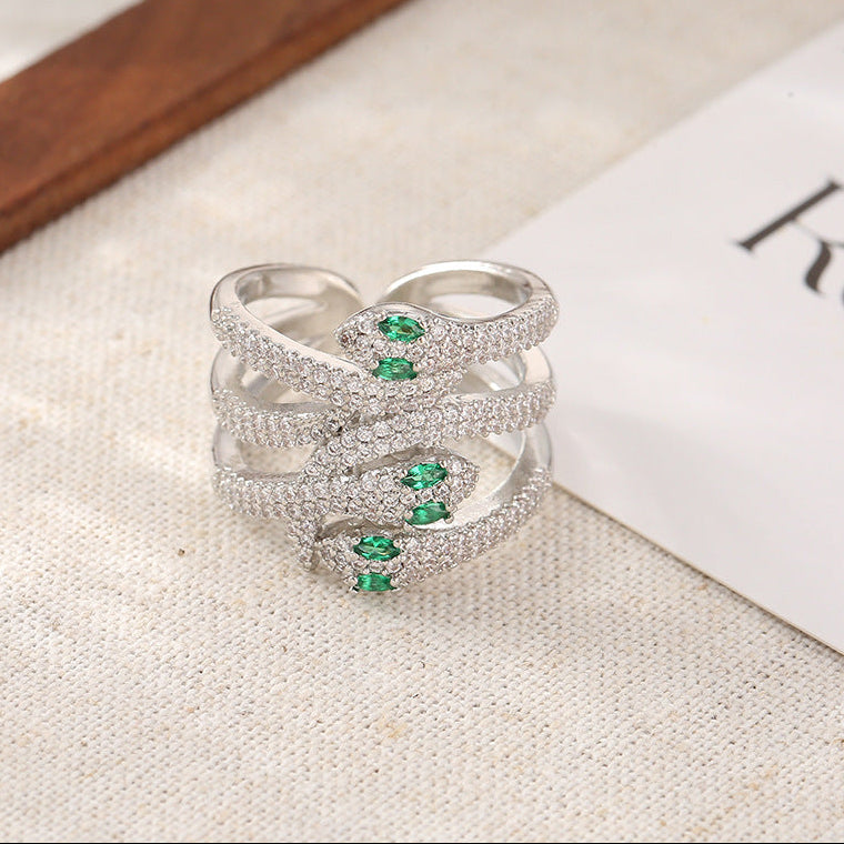 Three Snake Ring AR12733