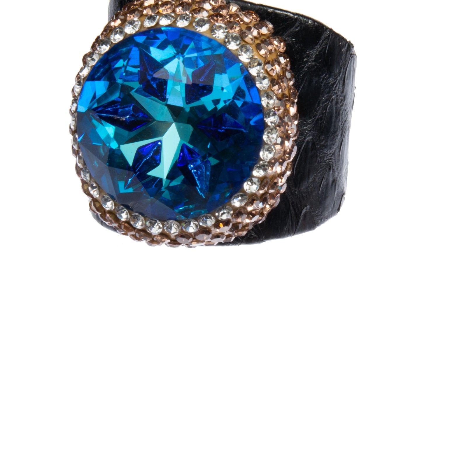 Glass Rhinestone Alloy Rings R2738