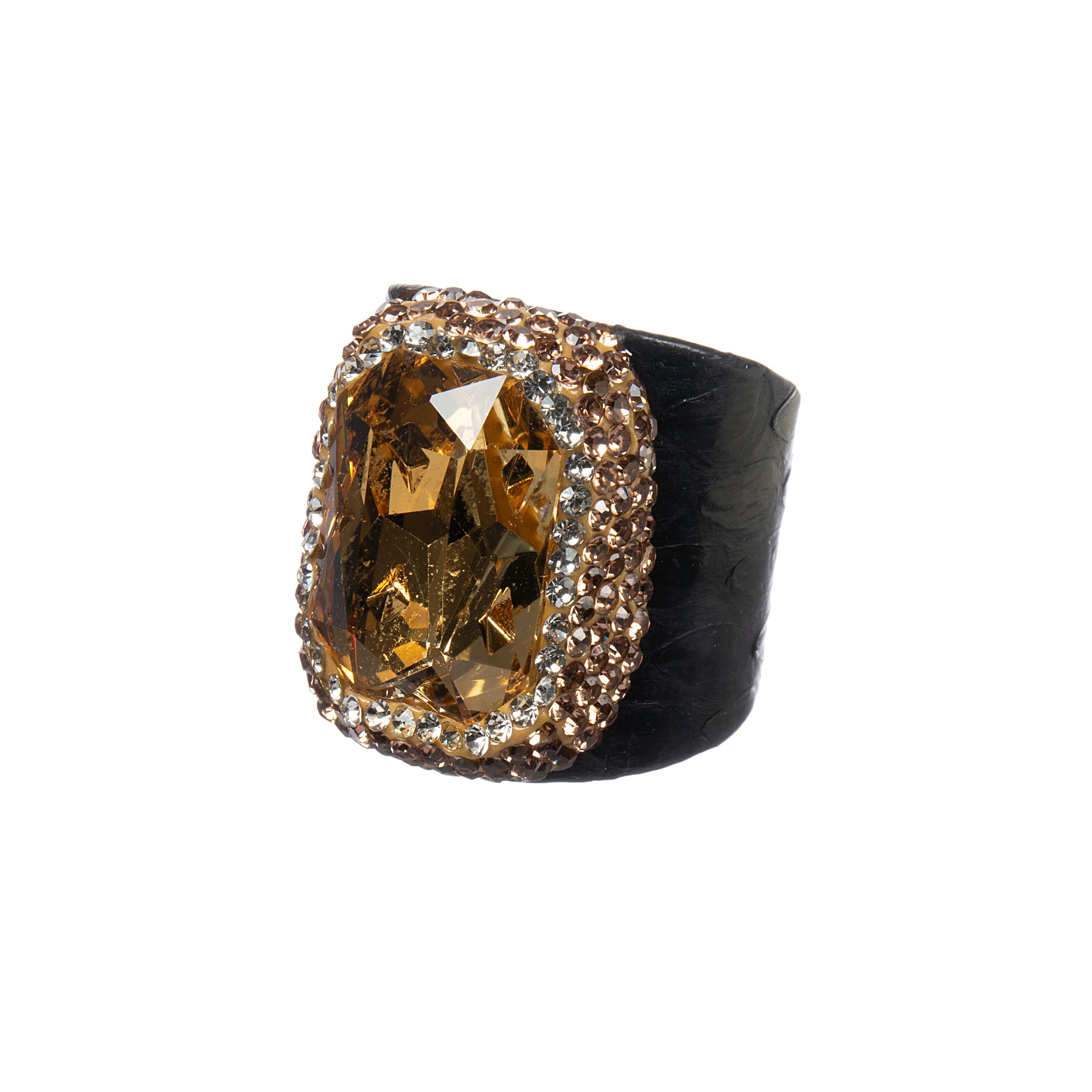 Fashion Crystal Leather Rings R2804