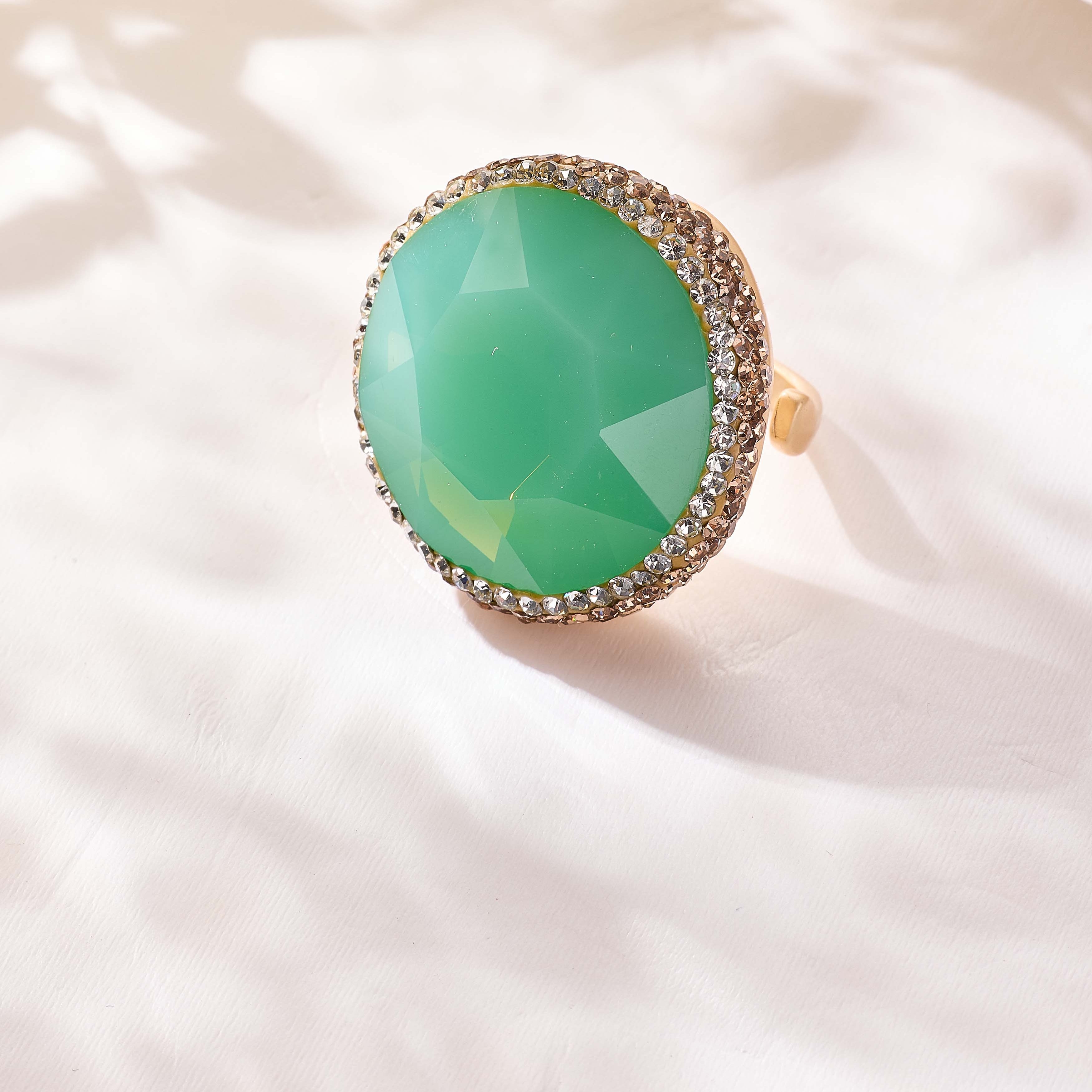 Crystal Pavé Cocktail Ring R2909