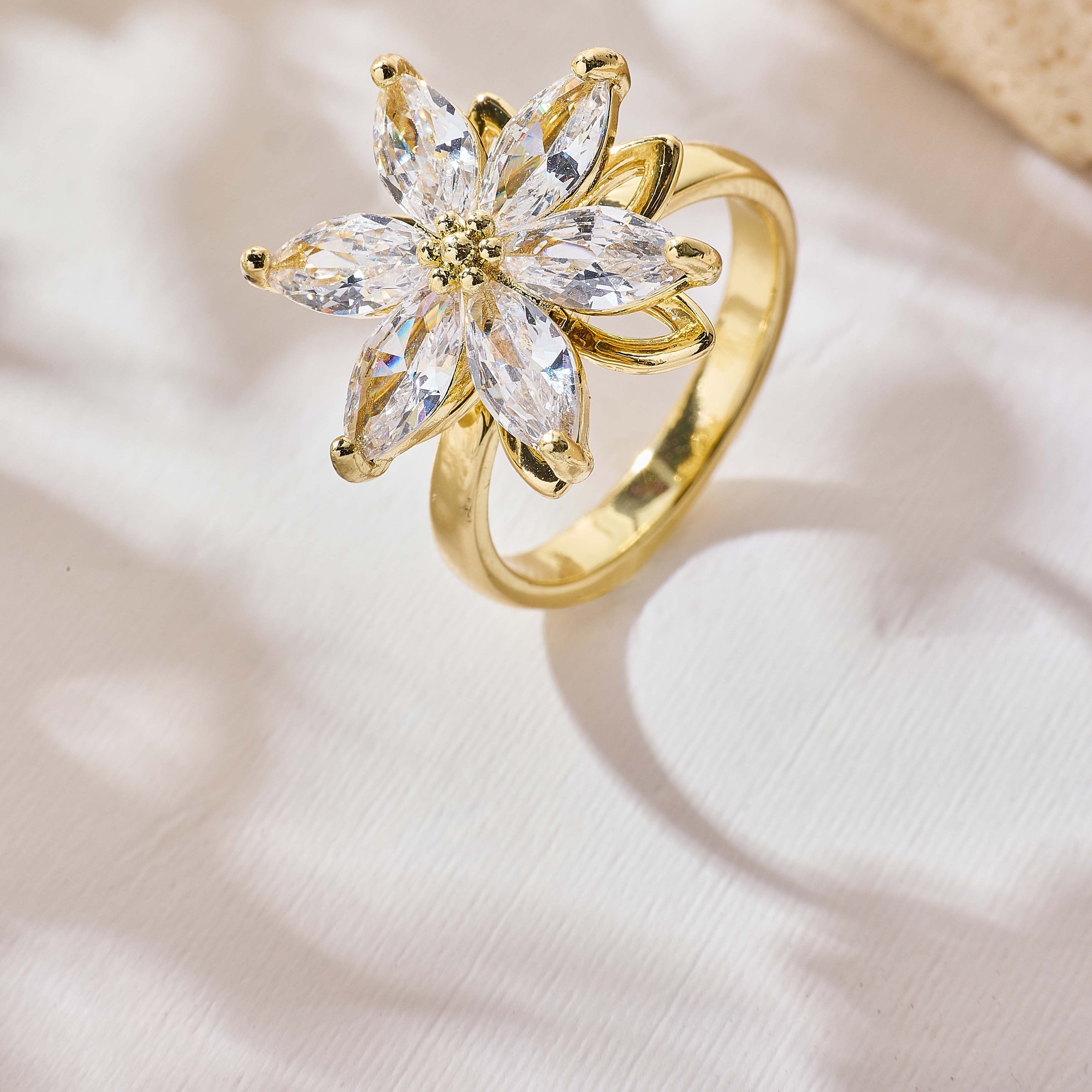 Star Cubic Zirconia Ring R2916