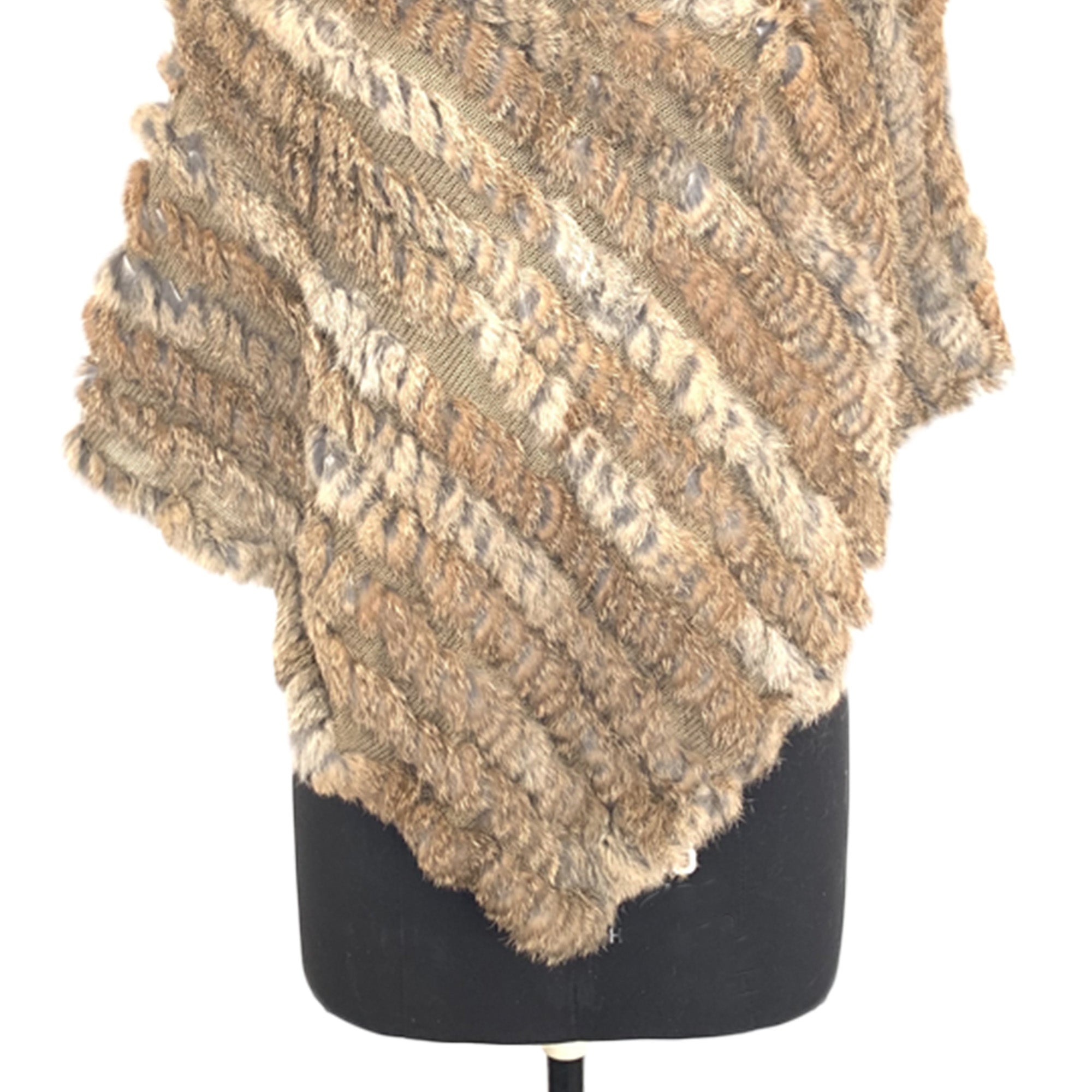 Faux Fur Ponchos S0050