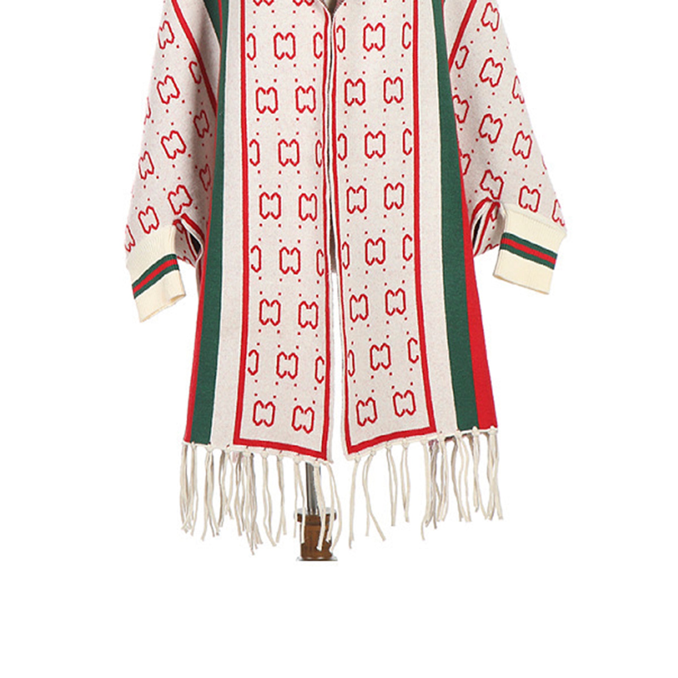 Jacquard Stripe Shawl S0137