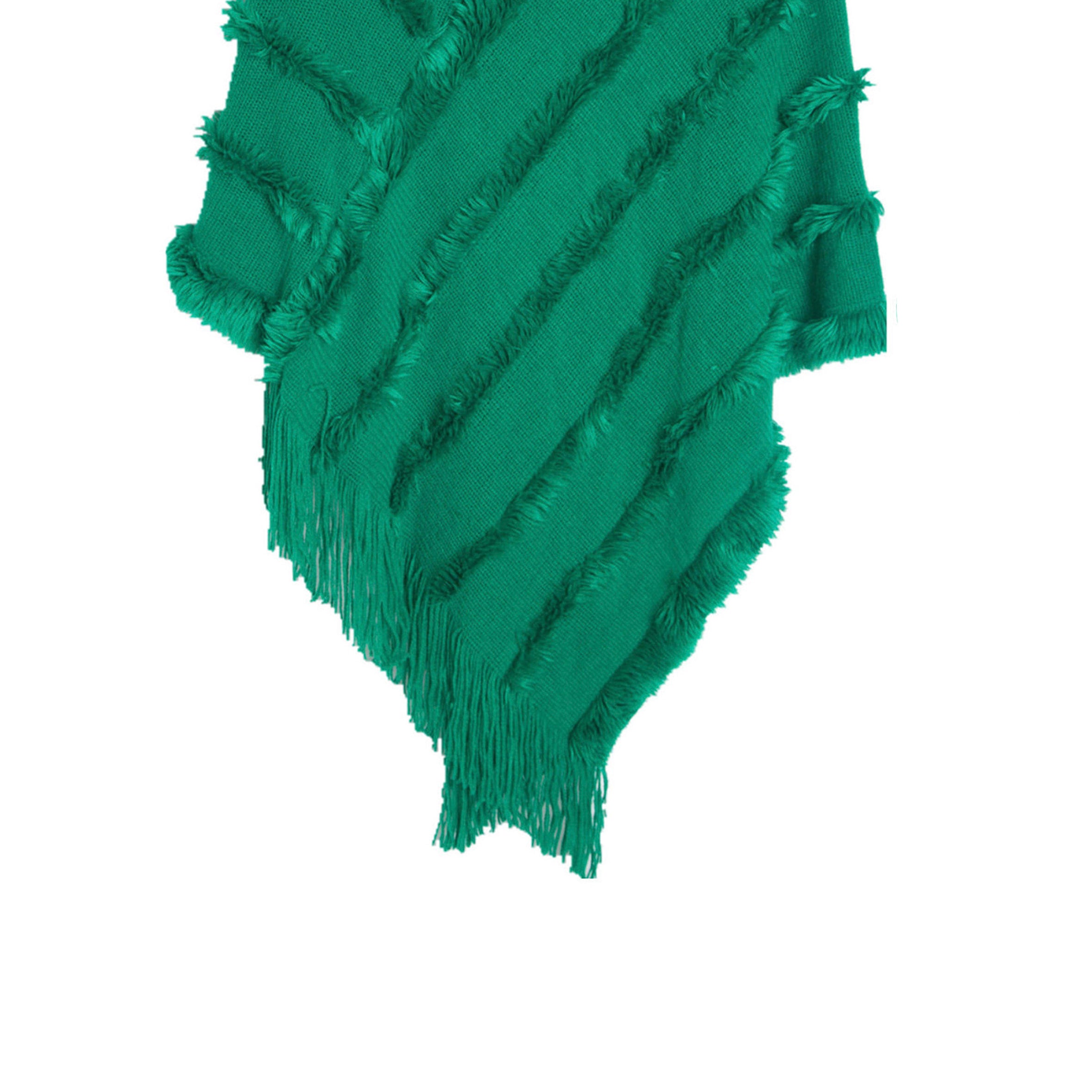 Knitted Pullover Cape S0174