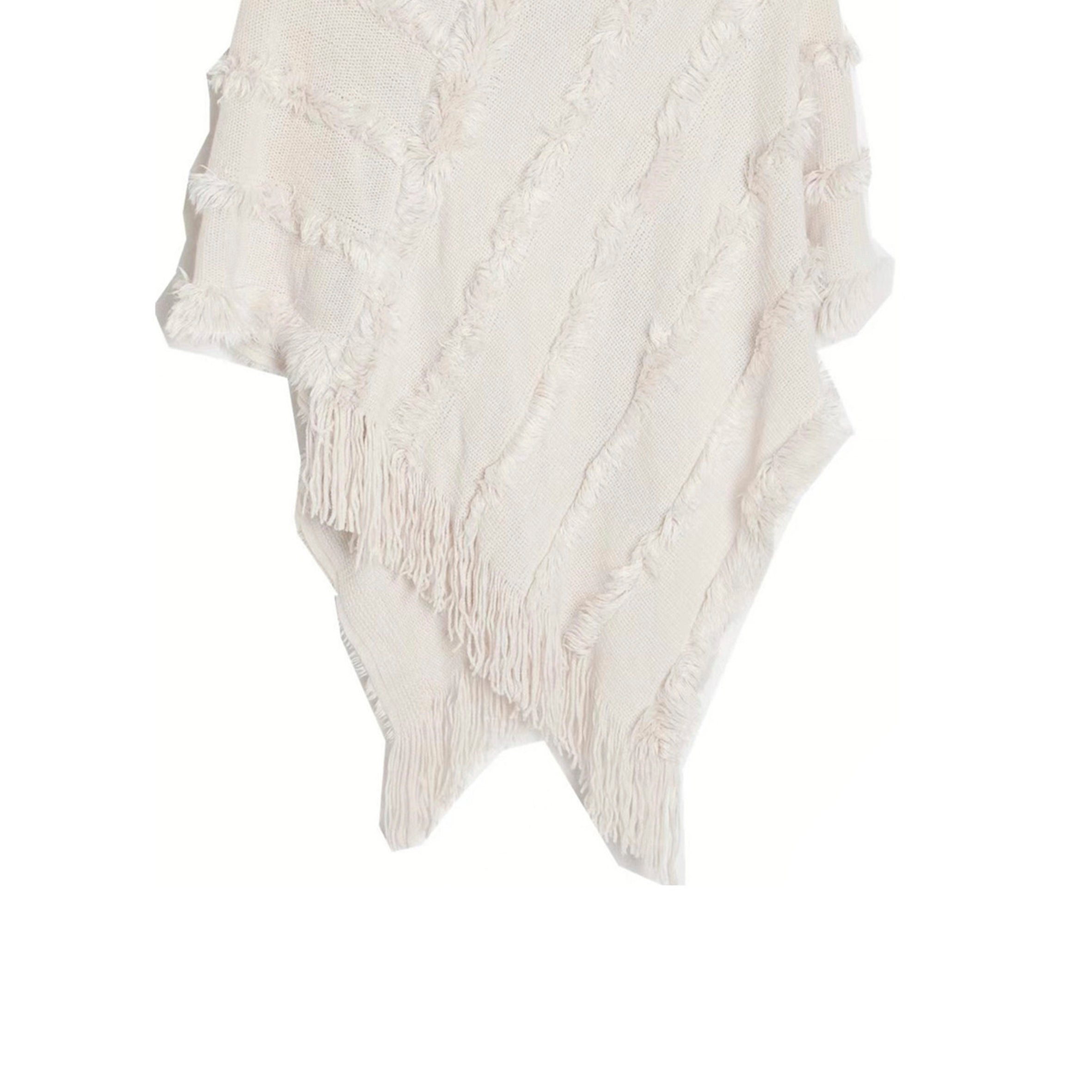 Knitted Pullover Cape S0174