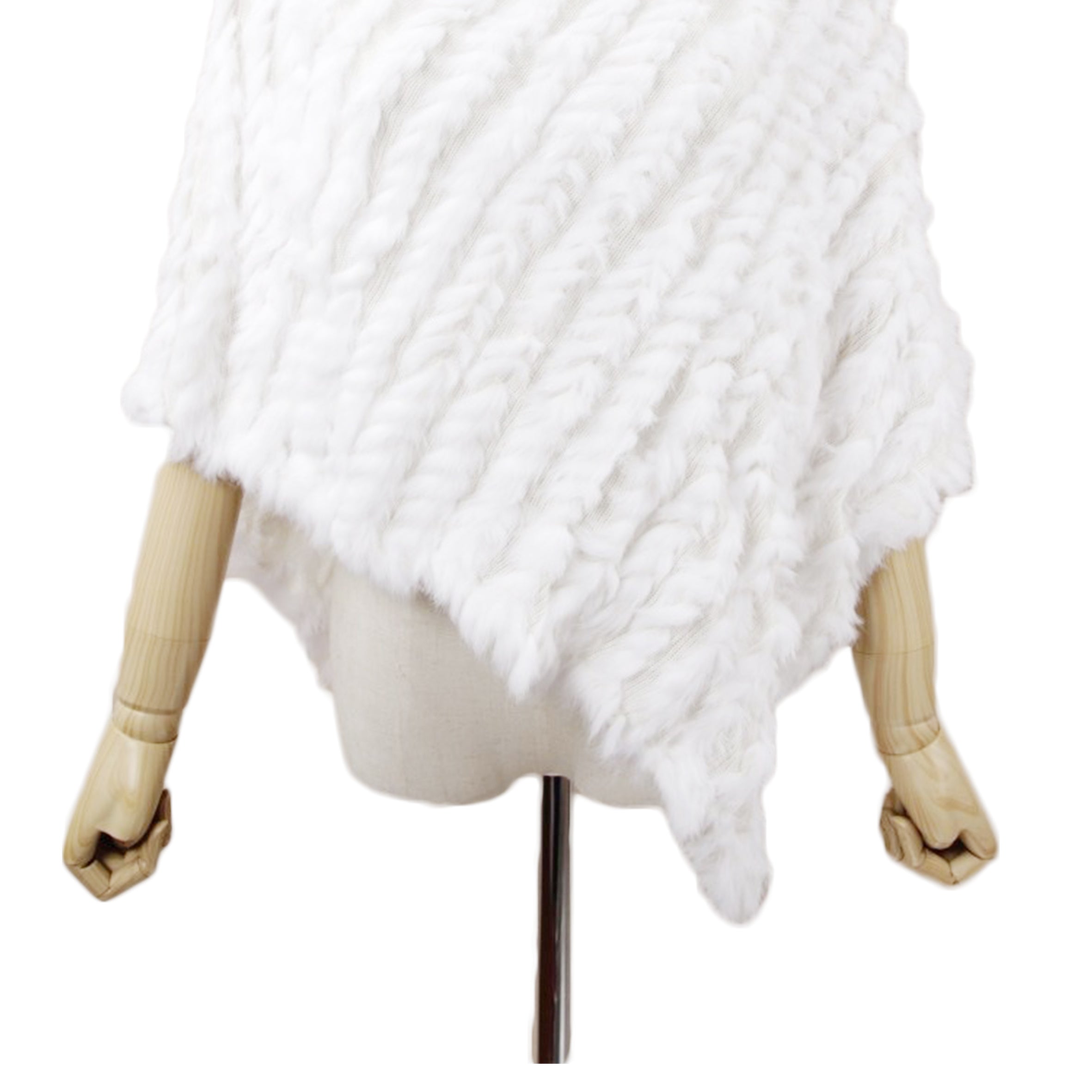 Faux Fur Poncho S0206