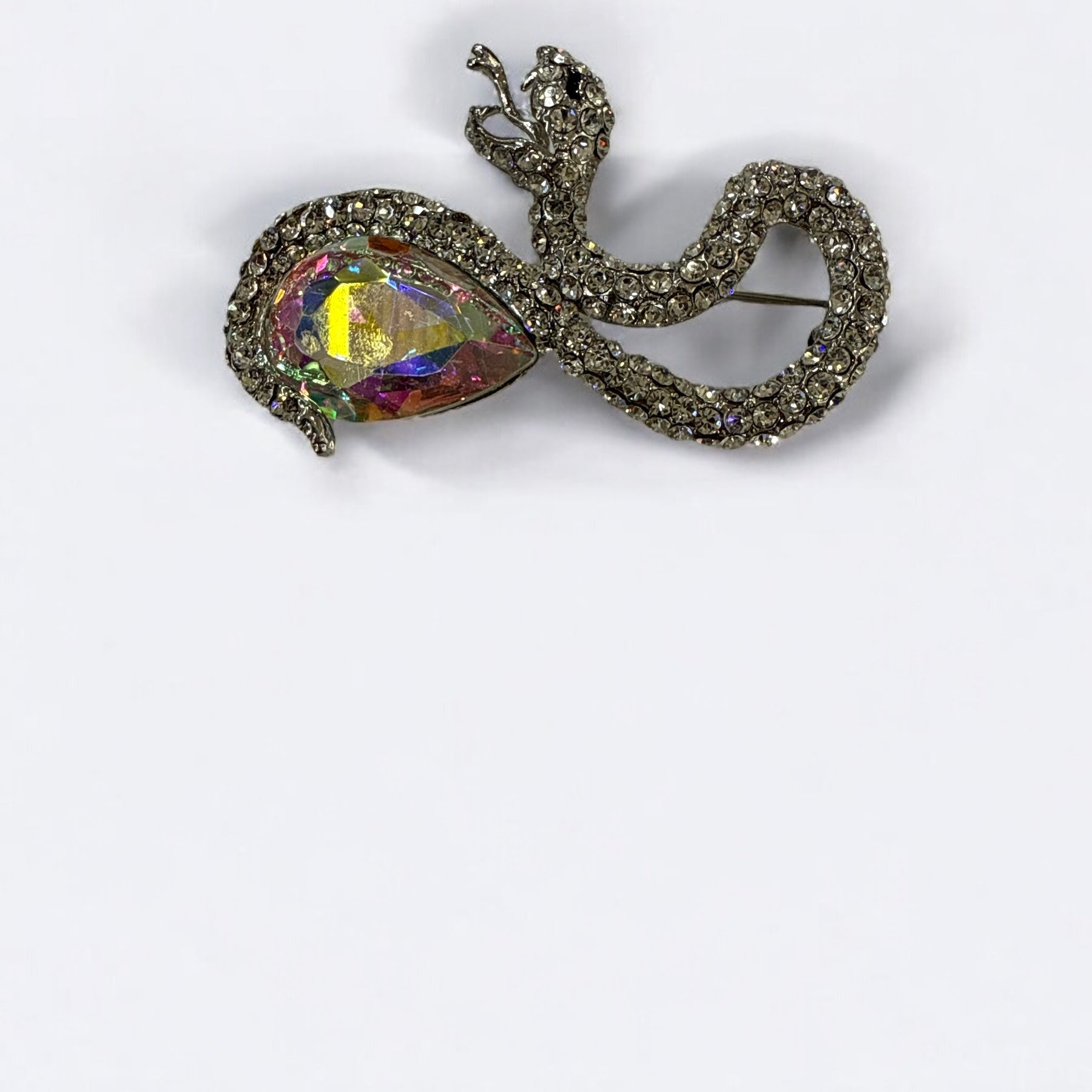 Snake Crystal Brooch PA3048