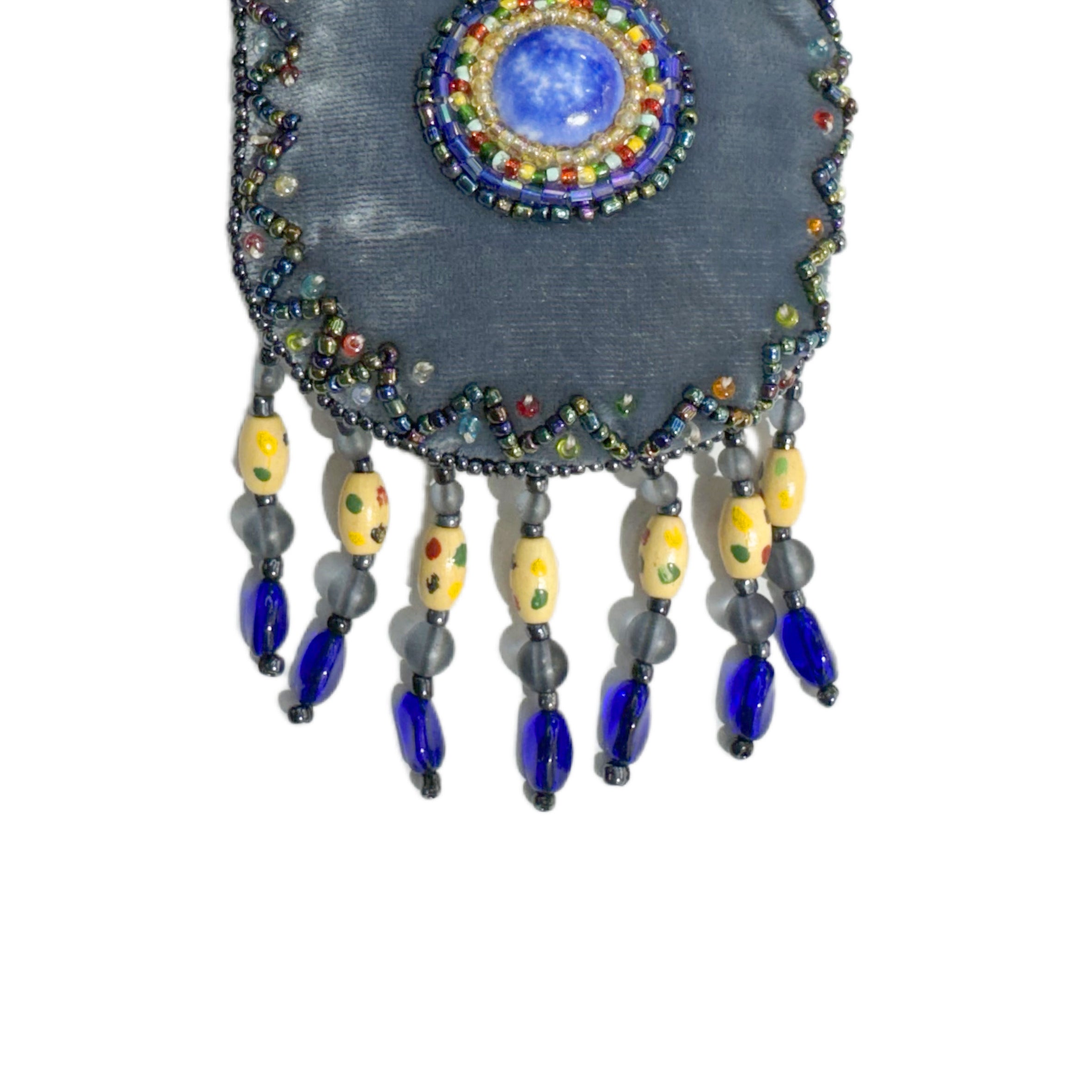 Stone Velvet Small Amulet Bag/Necklaces V0716