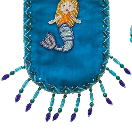 Bolsos bandolera de terciopelo con estampado de sirena VXL0609-Sirena