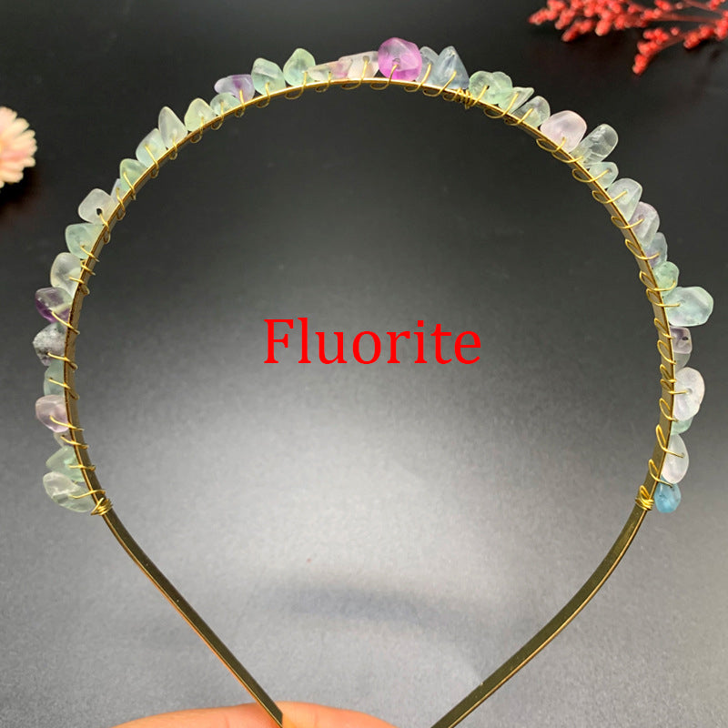Irregular Natural Stone Headband L4161