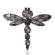 Alloy Rhinestone Dragonfly Brooch PA3186