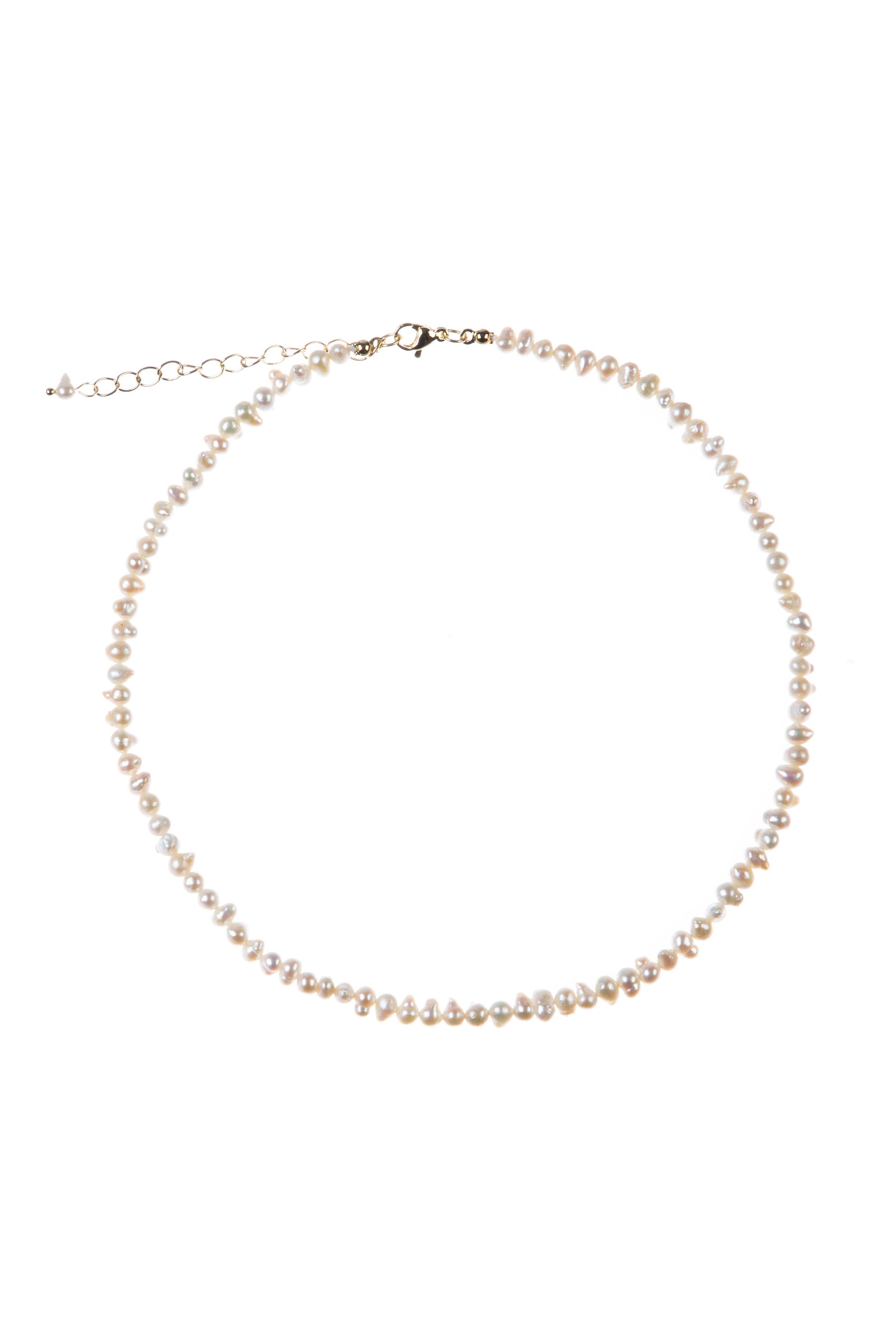 Irregular Fresh Water Pearl Bead Necklace N4857