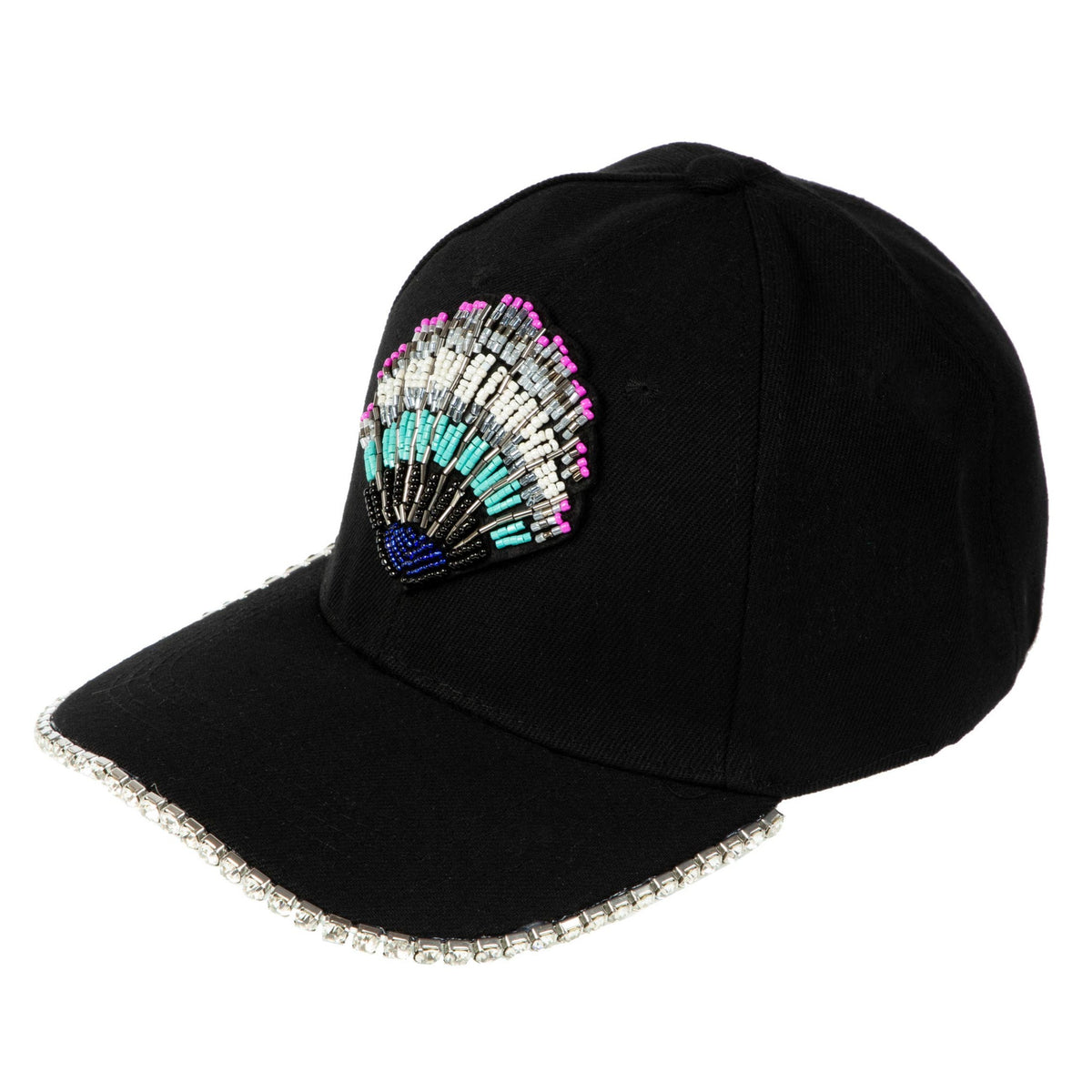 Shell Seed Bead Baseball Cap C0754 – Ole