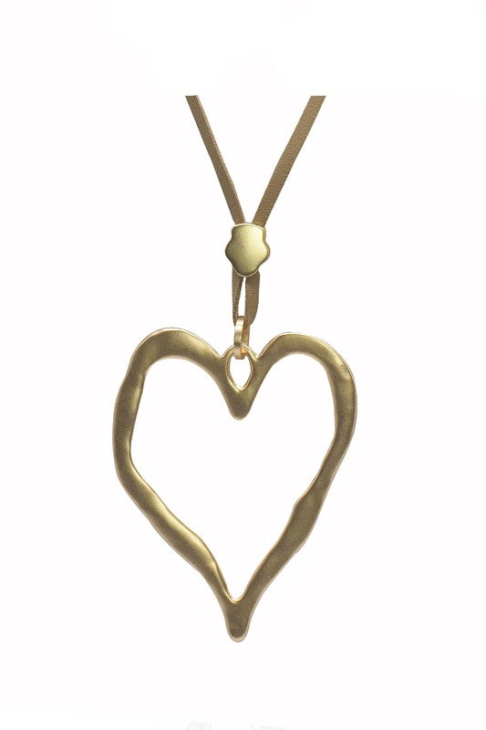 Hollow Heart Shaped Necklace N3271
