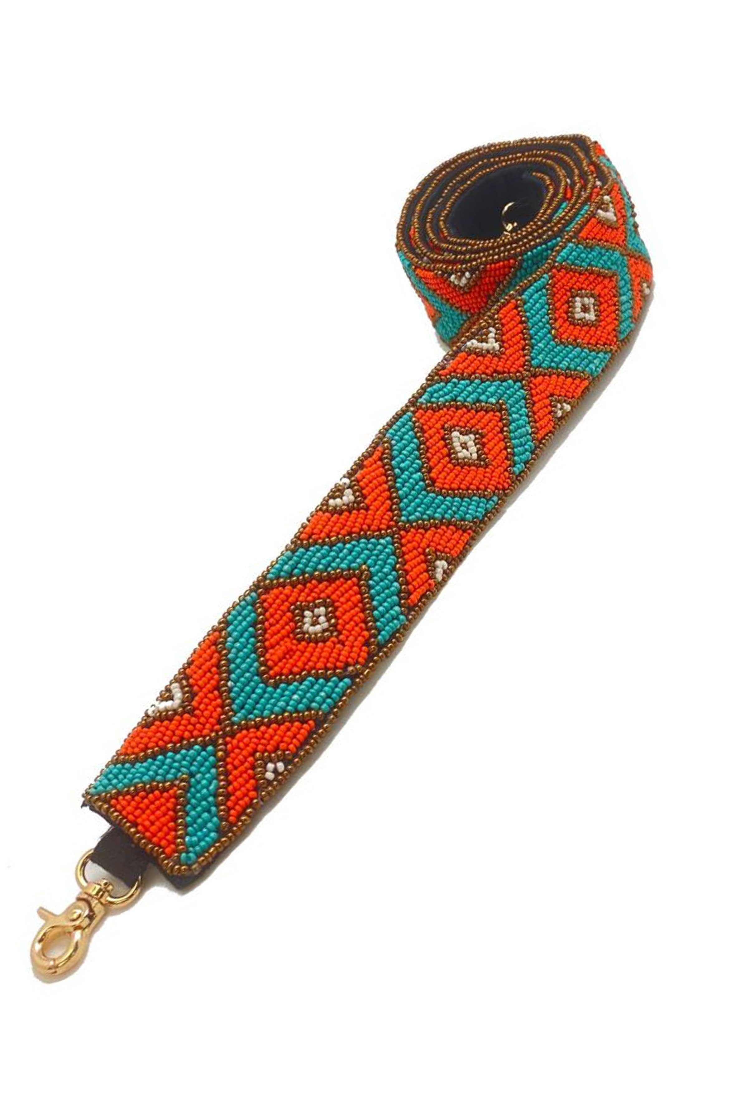 Beaded guitar strap cheap