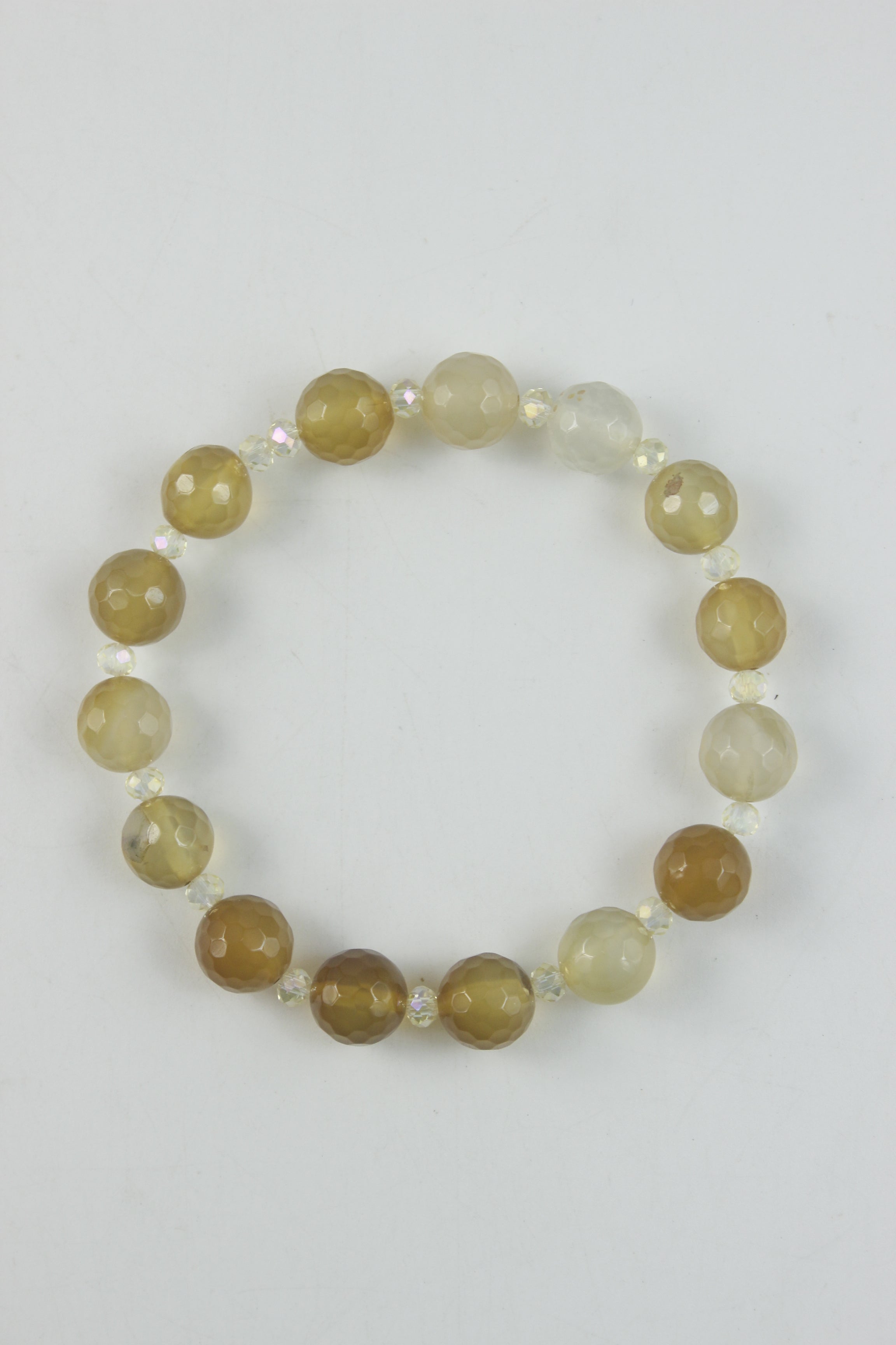 Pulsera de cuentas de cristal de piedra B1304